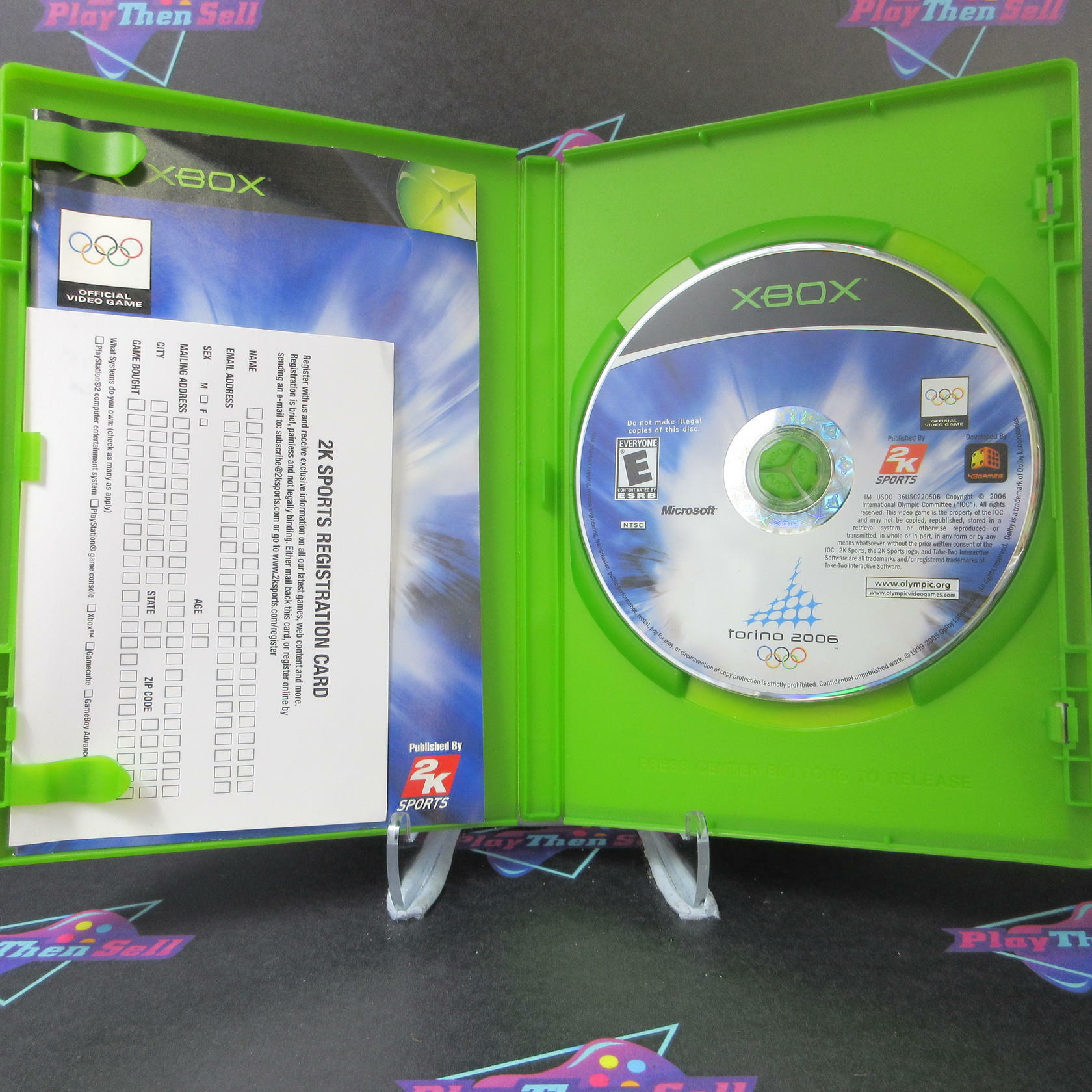 Torino 2006 + Reg Card - Xbox AD Complete CIB - Very Good