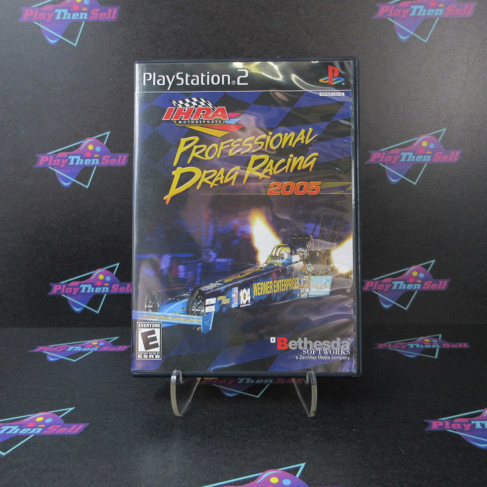 IHRA Drag Racing 2005 PS2 PlayStation 2+ Reg Card - Like New