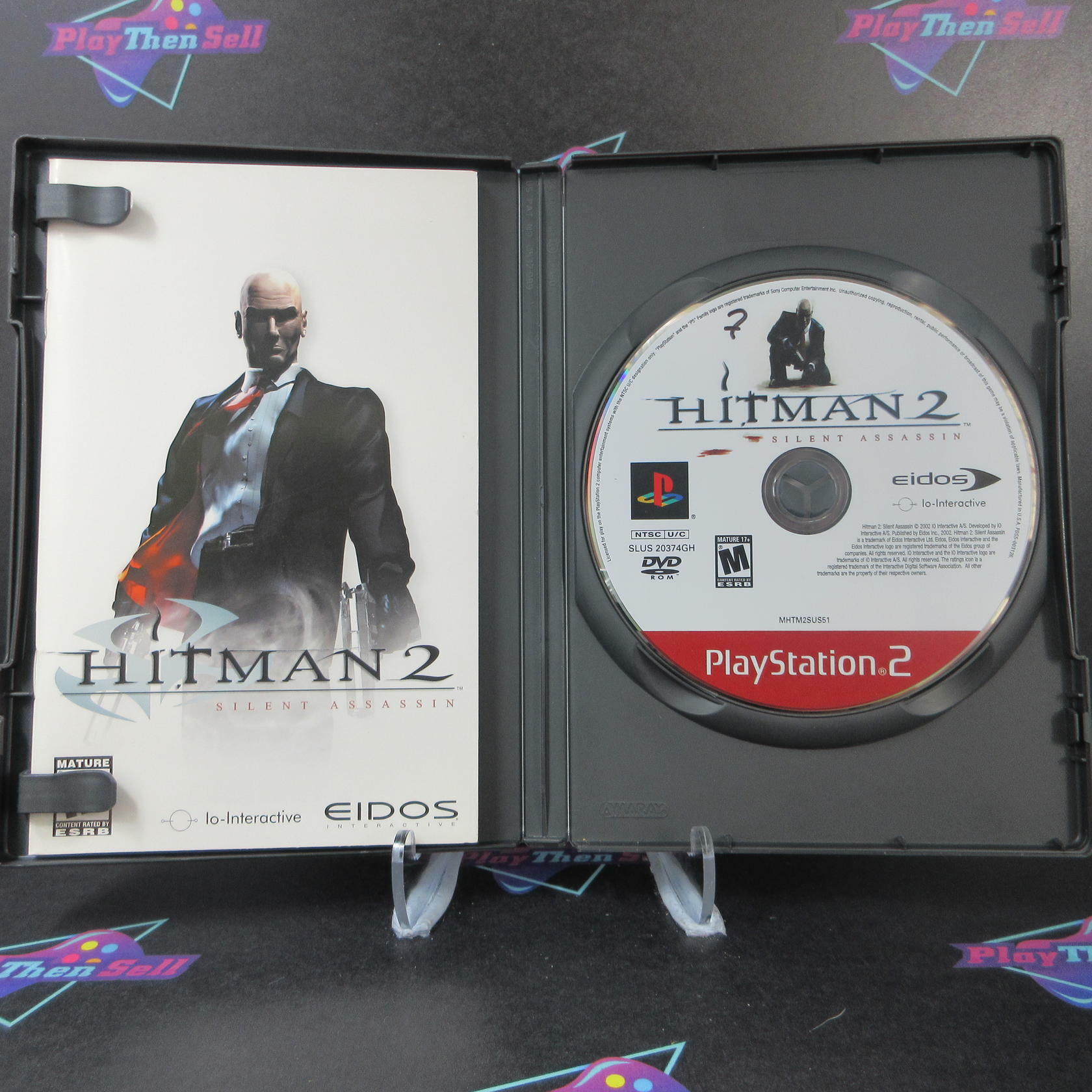 Hitman 2 Silent Assassin GH PS2 PlayStation 2 DD Complete CIB - Very Good