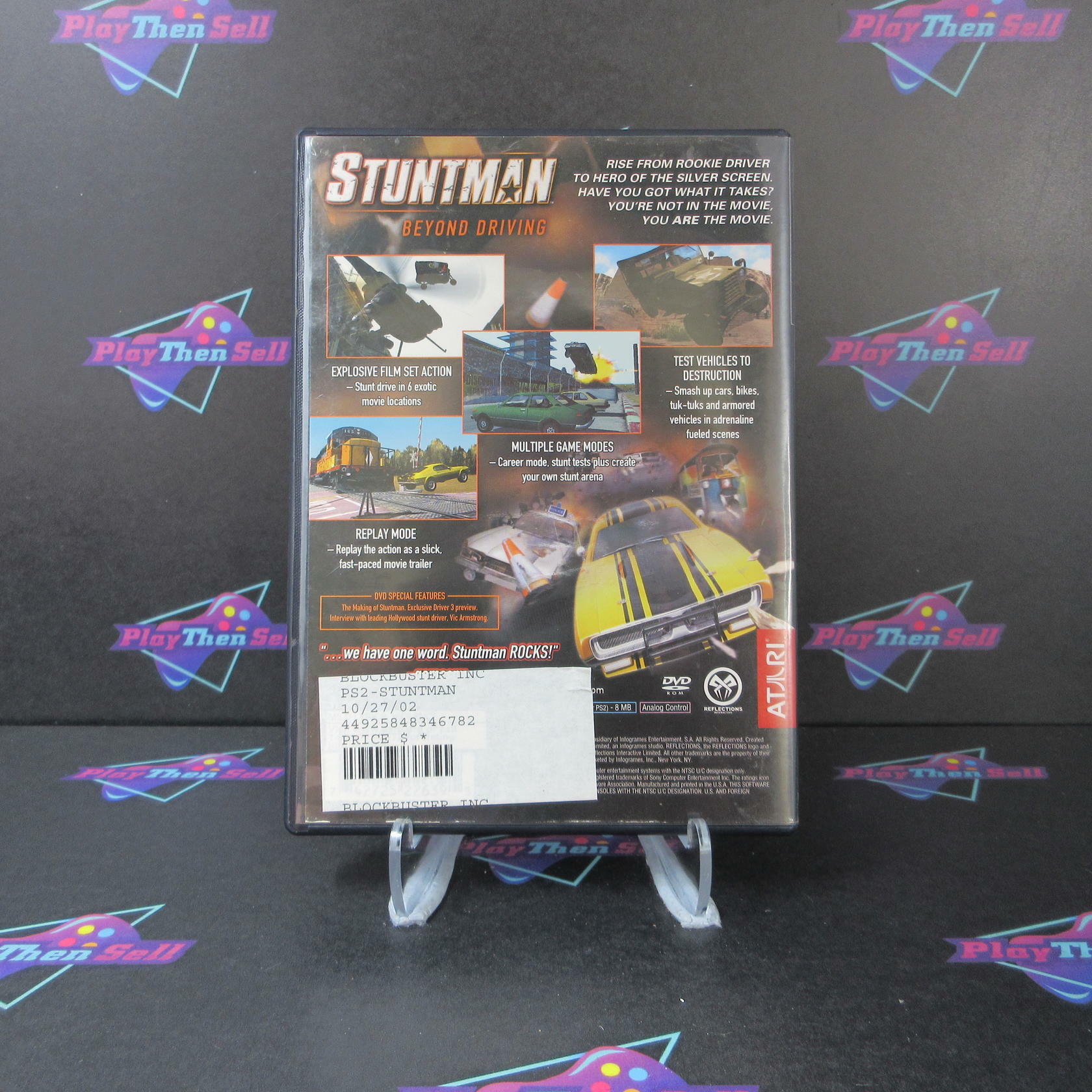 Stuntman PS2 PlayStation 2 AD/NM - Very Good