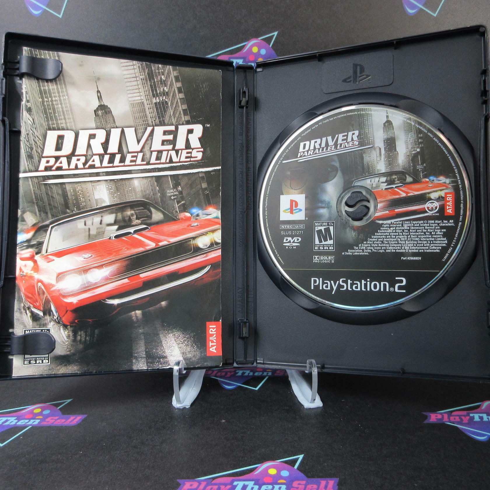 Driver Parallel Lines PS2 PlayStation 2 - Like New