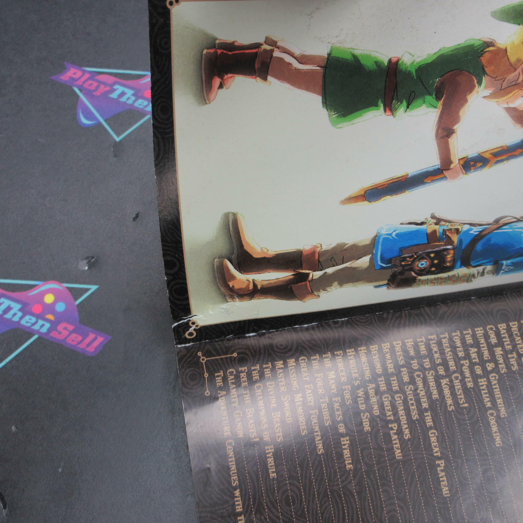 Legend of Zelda Breath of the Wild Explorer's Guide Book - See Pics - Good
