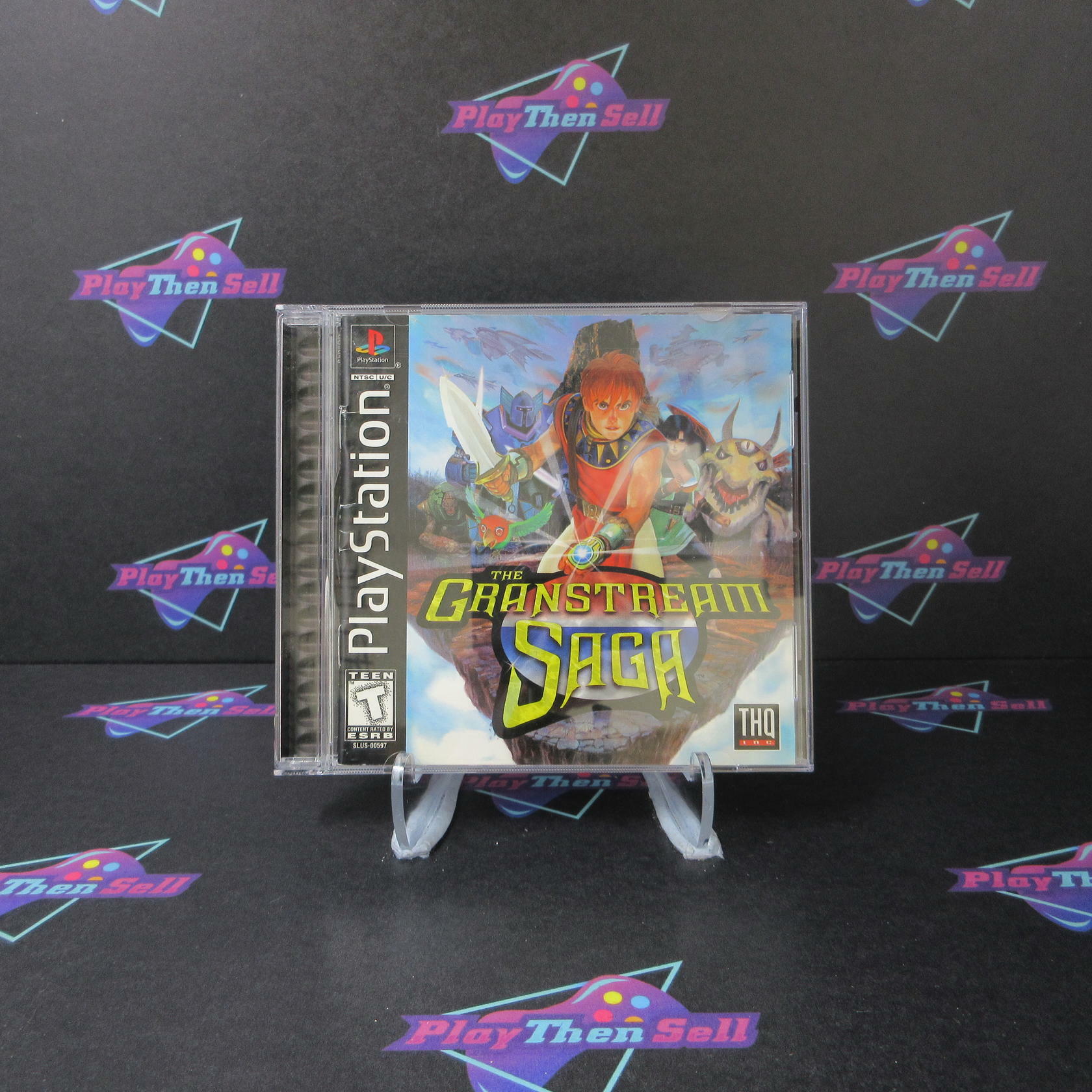 The Granstream Saga + Reg Card PS1 PlayStation 1 MD Complete CIB - Very Good