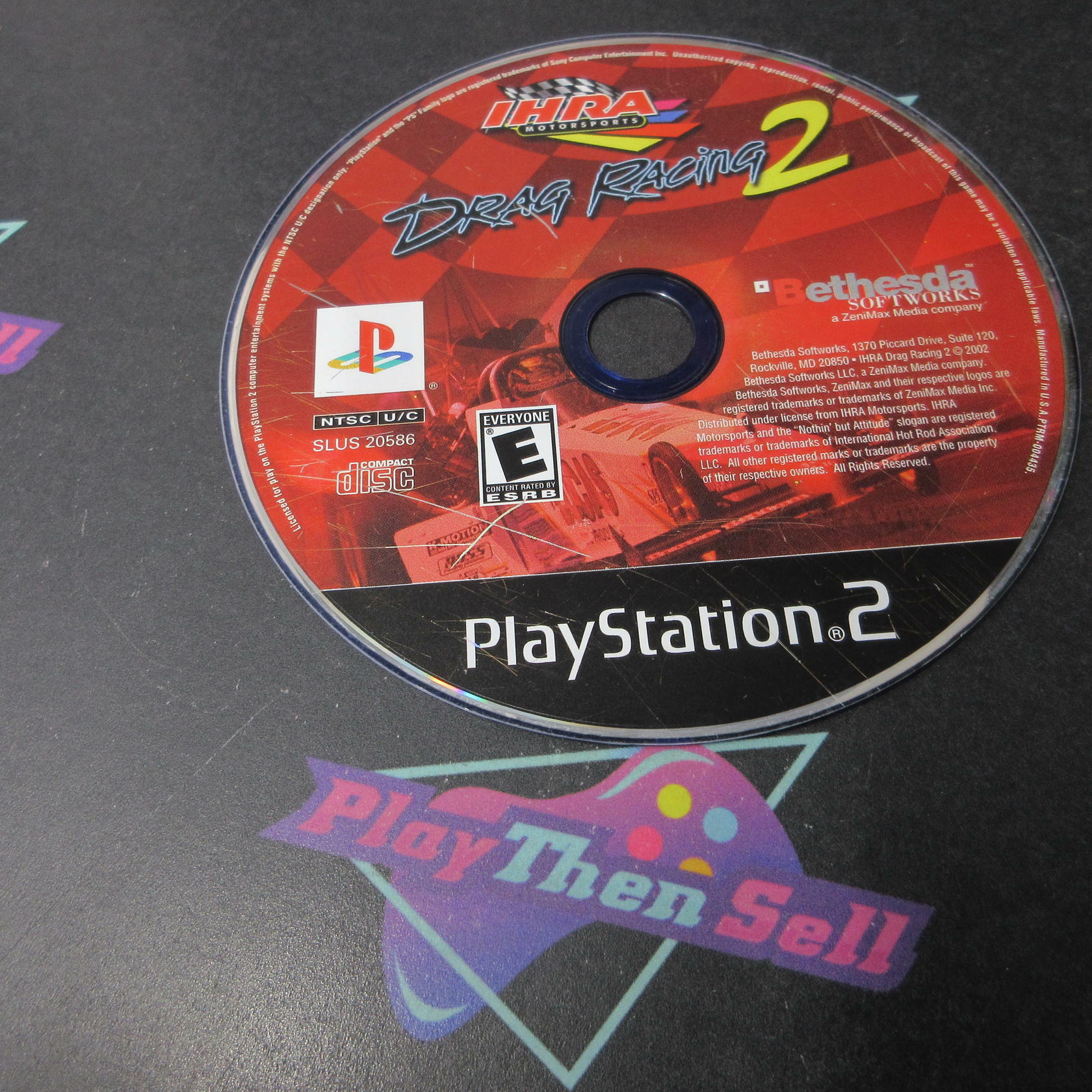 IHRA Motorsports Drag Racing 2 PS2 PlayStation 2 DD Complete CIB - Very Good