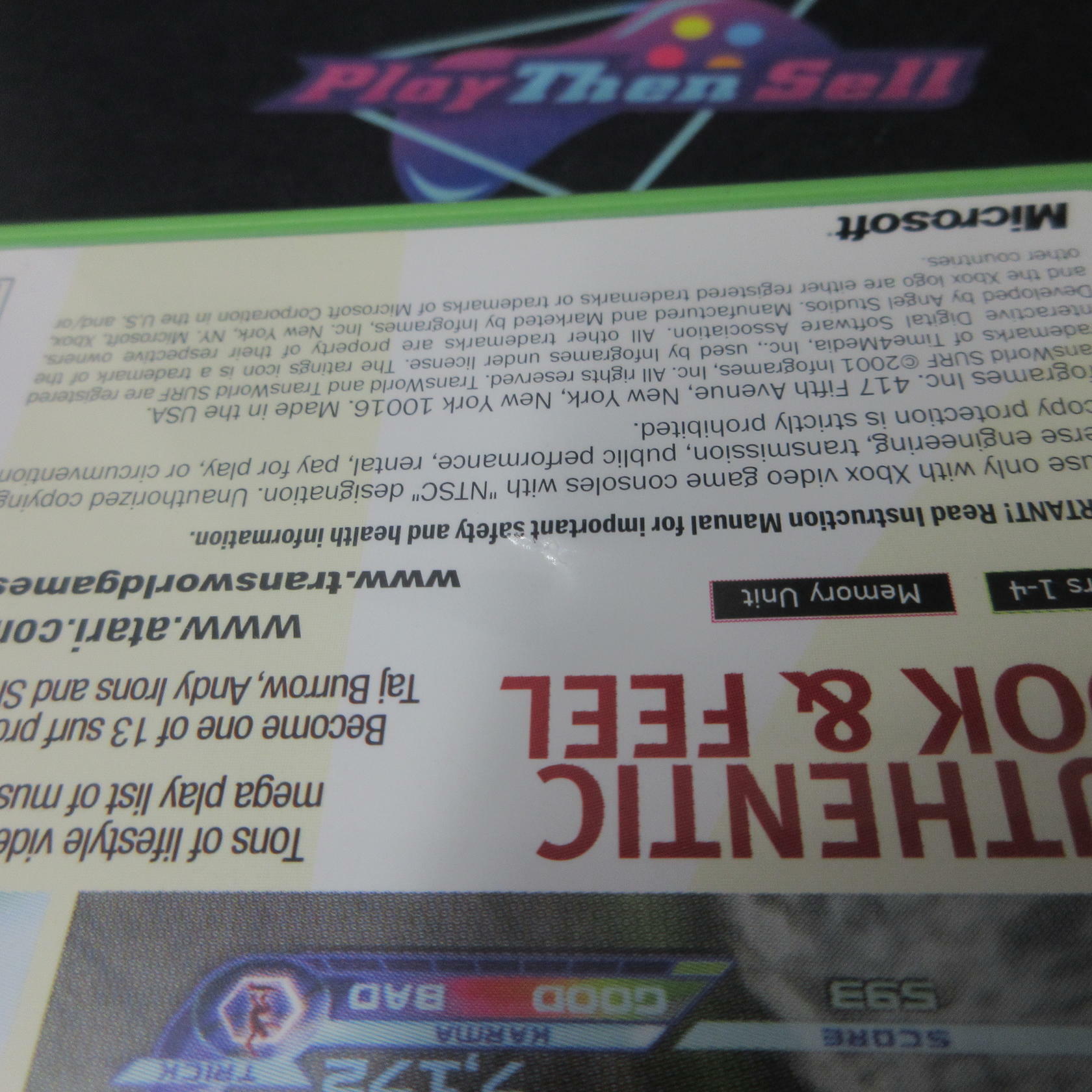 Transworld Surf Xbox AD Complete CIB - Very Good