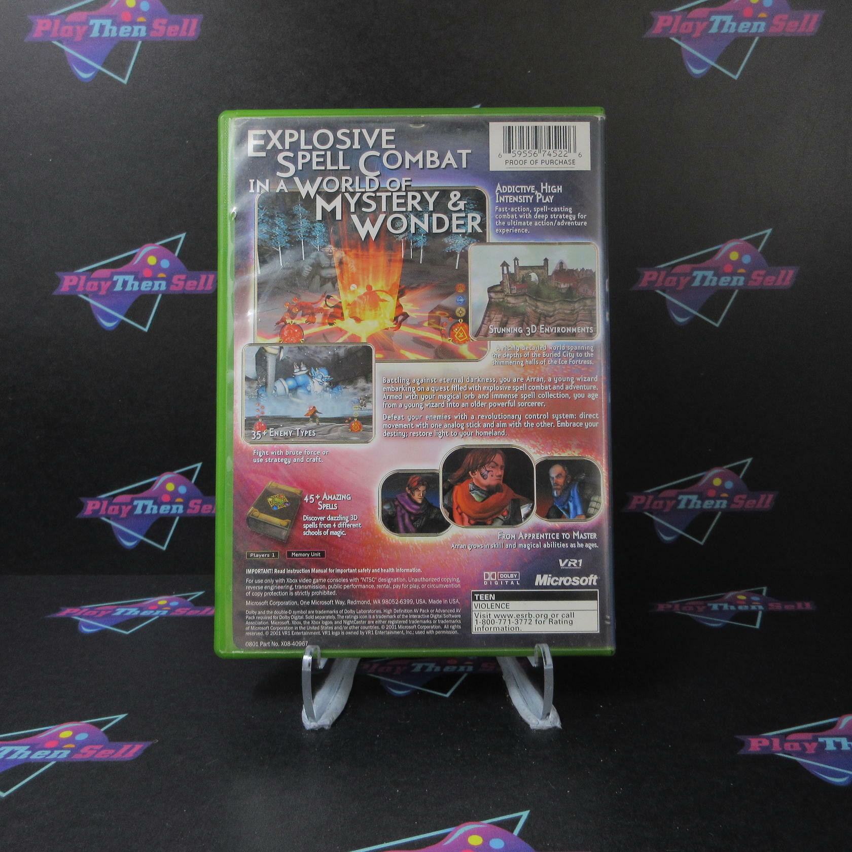 NightCaster Defeat The Darkness Xbox AD/NM - Very Good