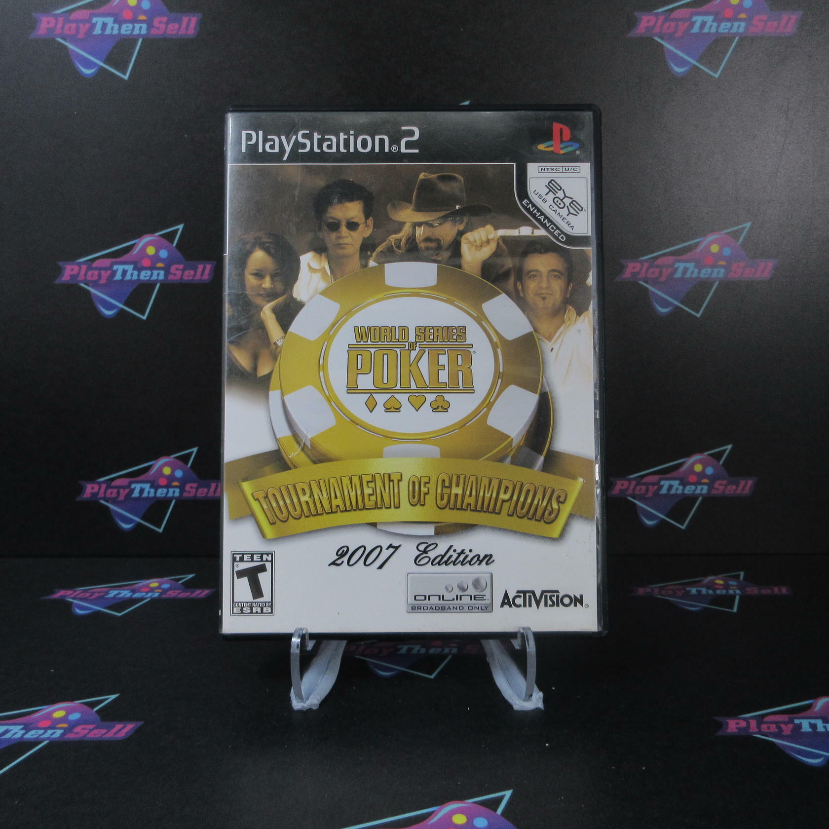 World Series of Poker Tournament of Champions PS2 PlayStation 2 - Very Good