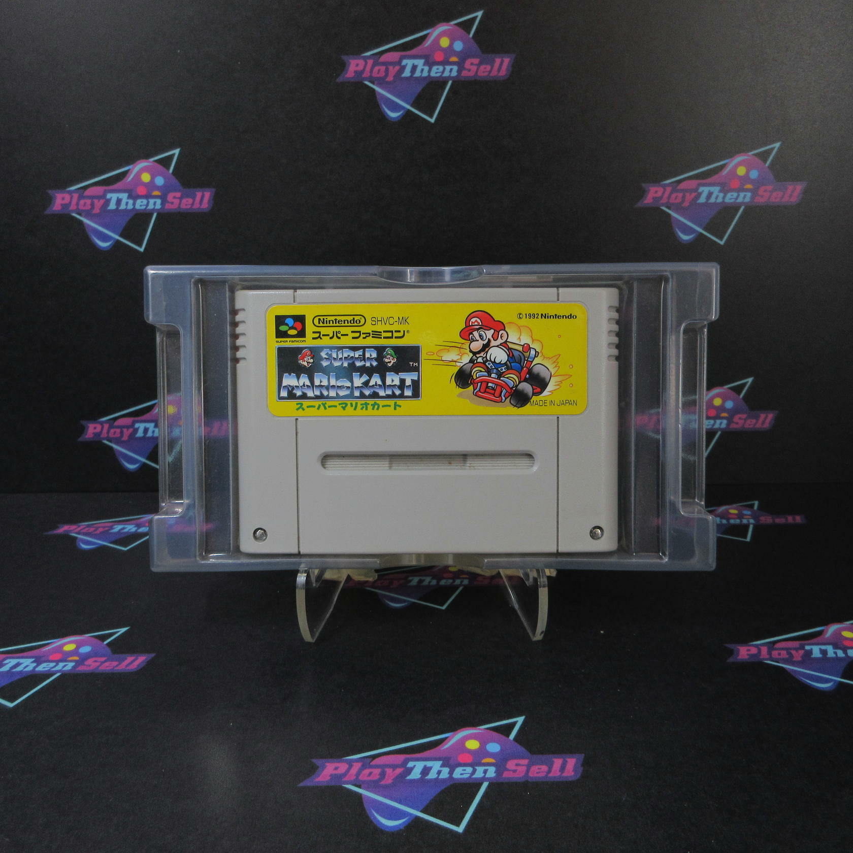 Super Mario Kart Nintendo Super Famicom Cart And Manual Only - Very Good