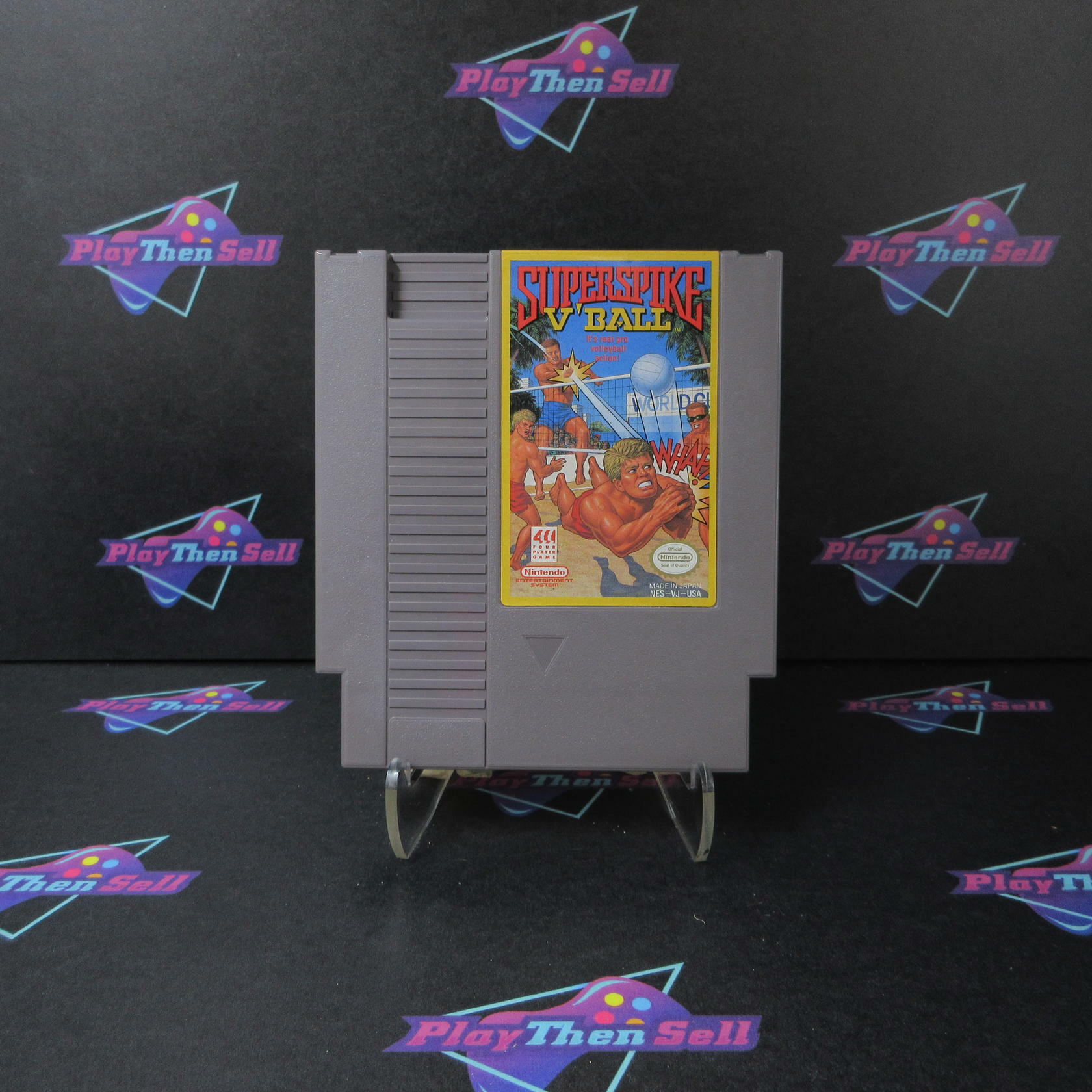 Superspike V' Ball Nintendo NES Cart Only Authentic / Tested - Very Good