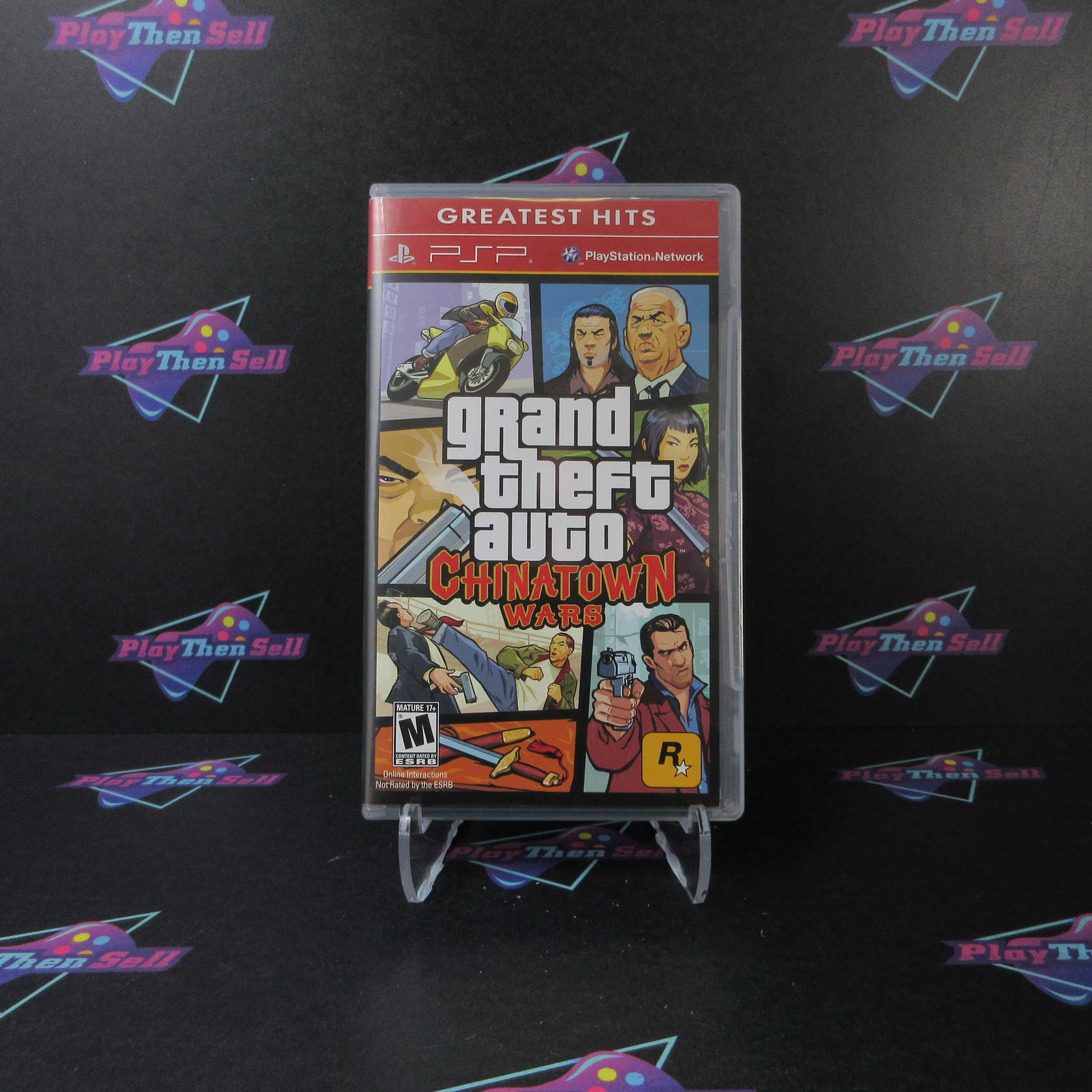 Grand Theft Auto Chinatown Wars Sony PSP GH + Map - Like New