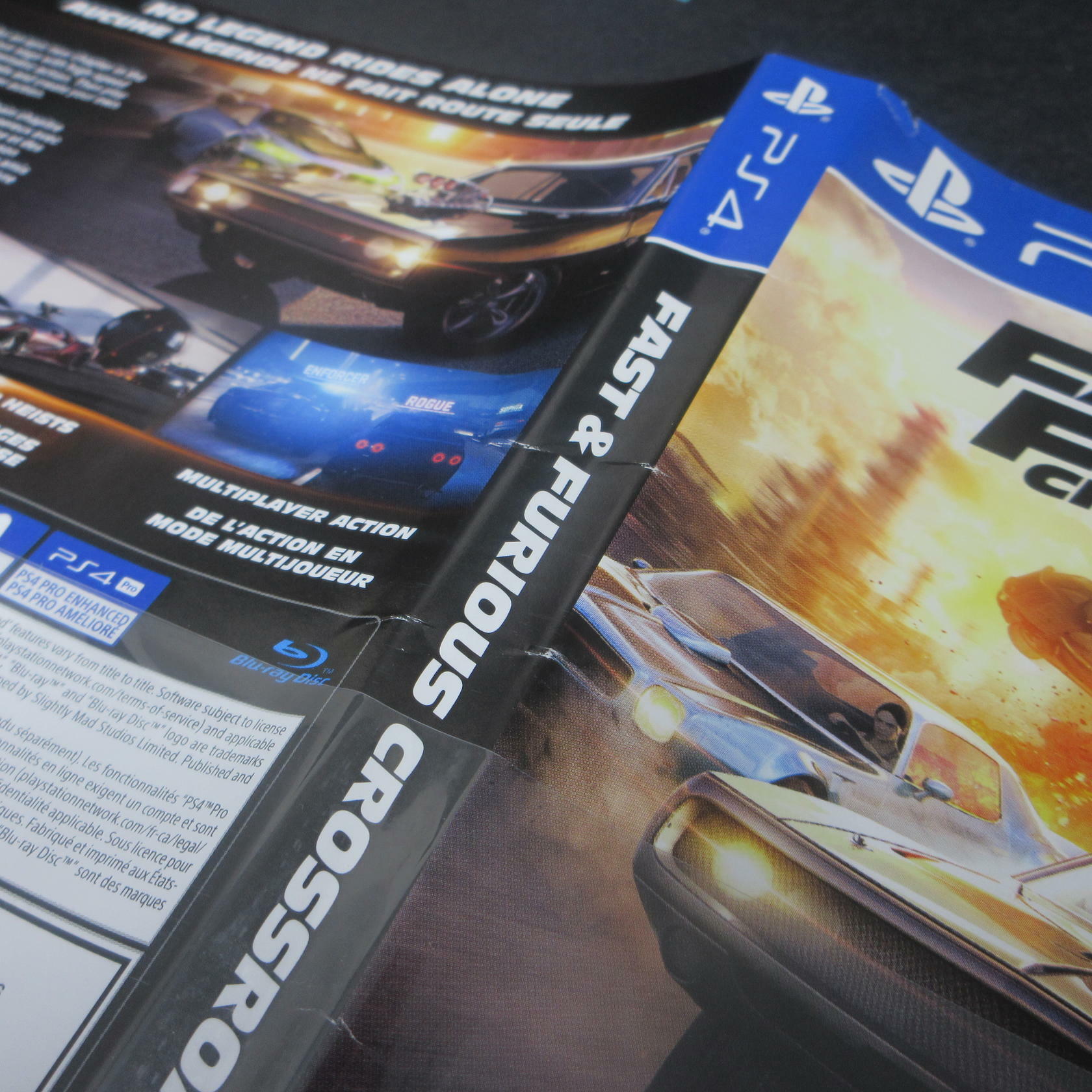 Fast & Furious Crossroads PS4 PlayStation 4 AD Complete CIB - Very Good