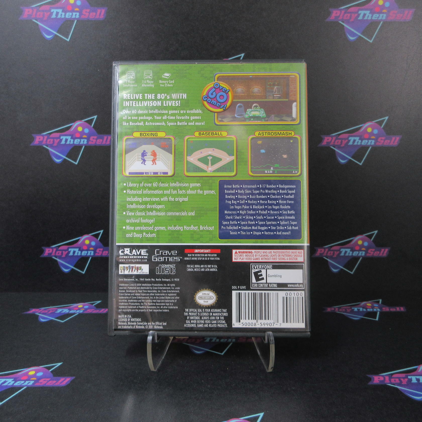 Intellivision Lives Nintendo Gamecube - Like New