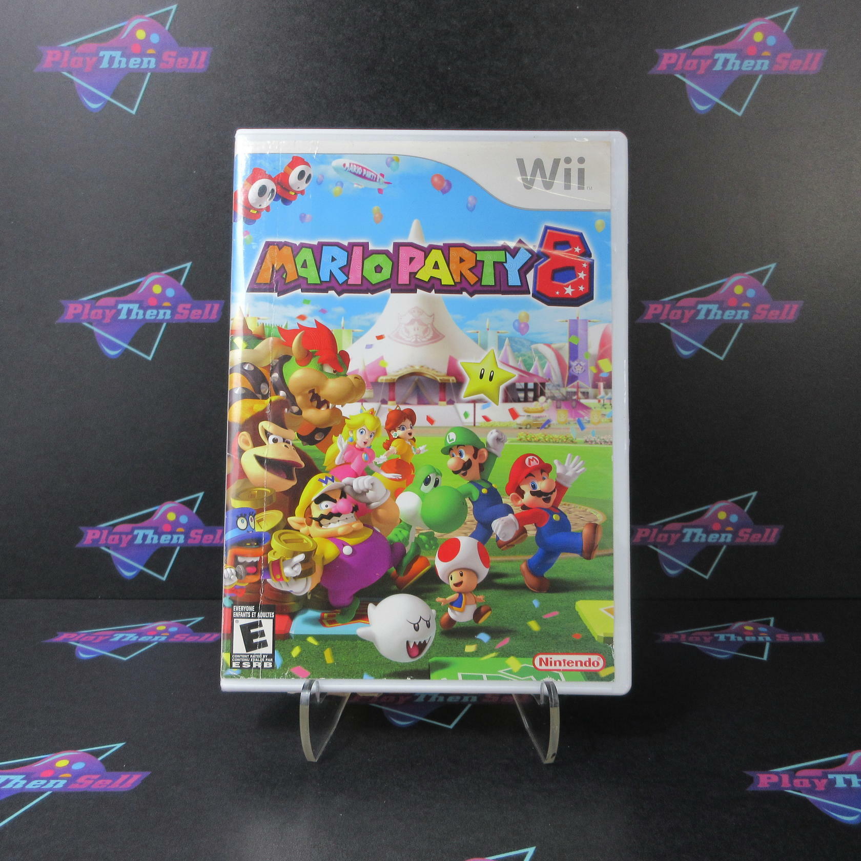 Mario Party 8 Nintendo Wii AD/MD Complete CIB - Very Good