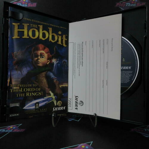 The Hobbit PS2 PlayStation 2 + Reg Card / Smaug Promo Card - Like New
