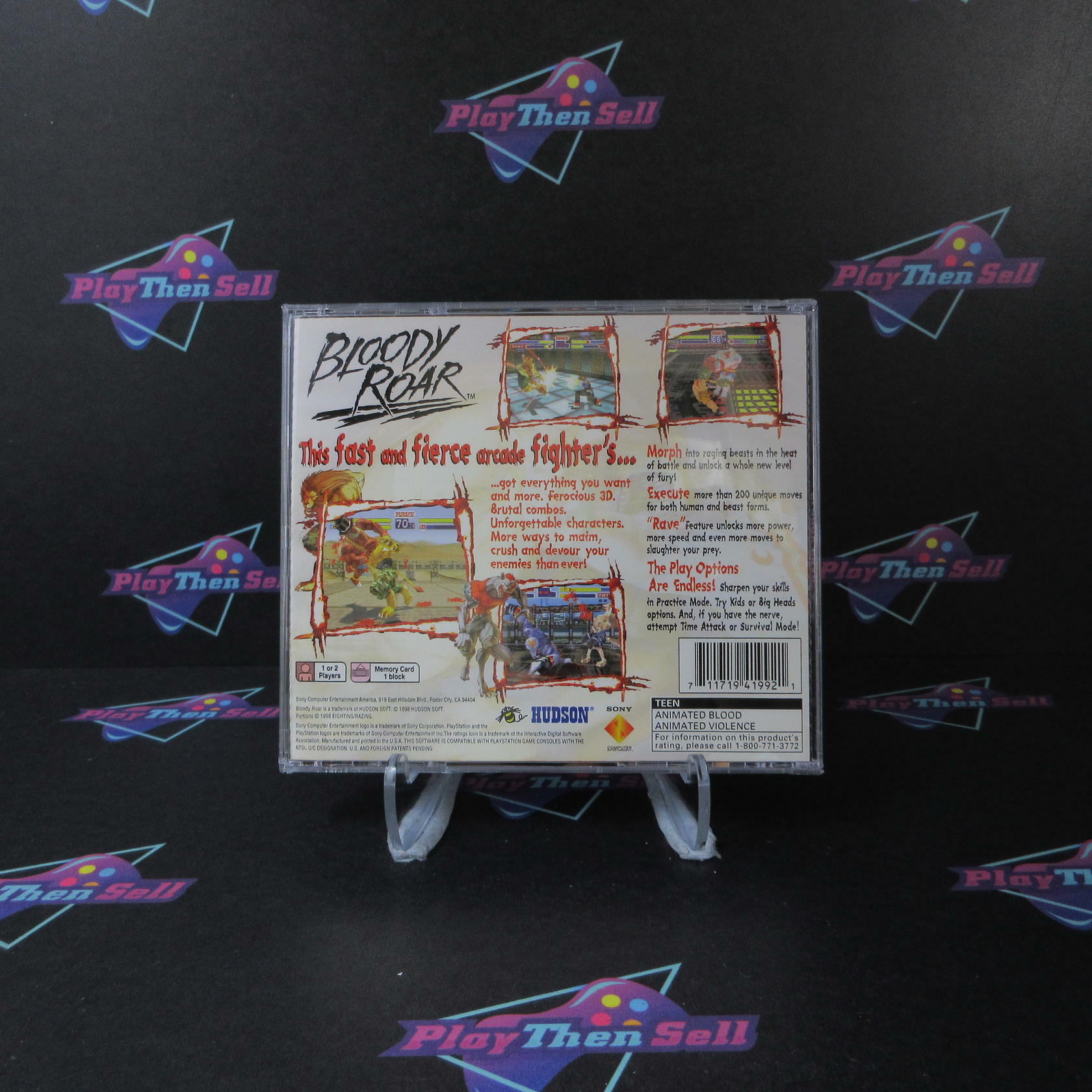 Bloody Roar - PS1 PlayStation 1 - Like New