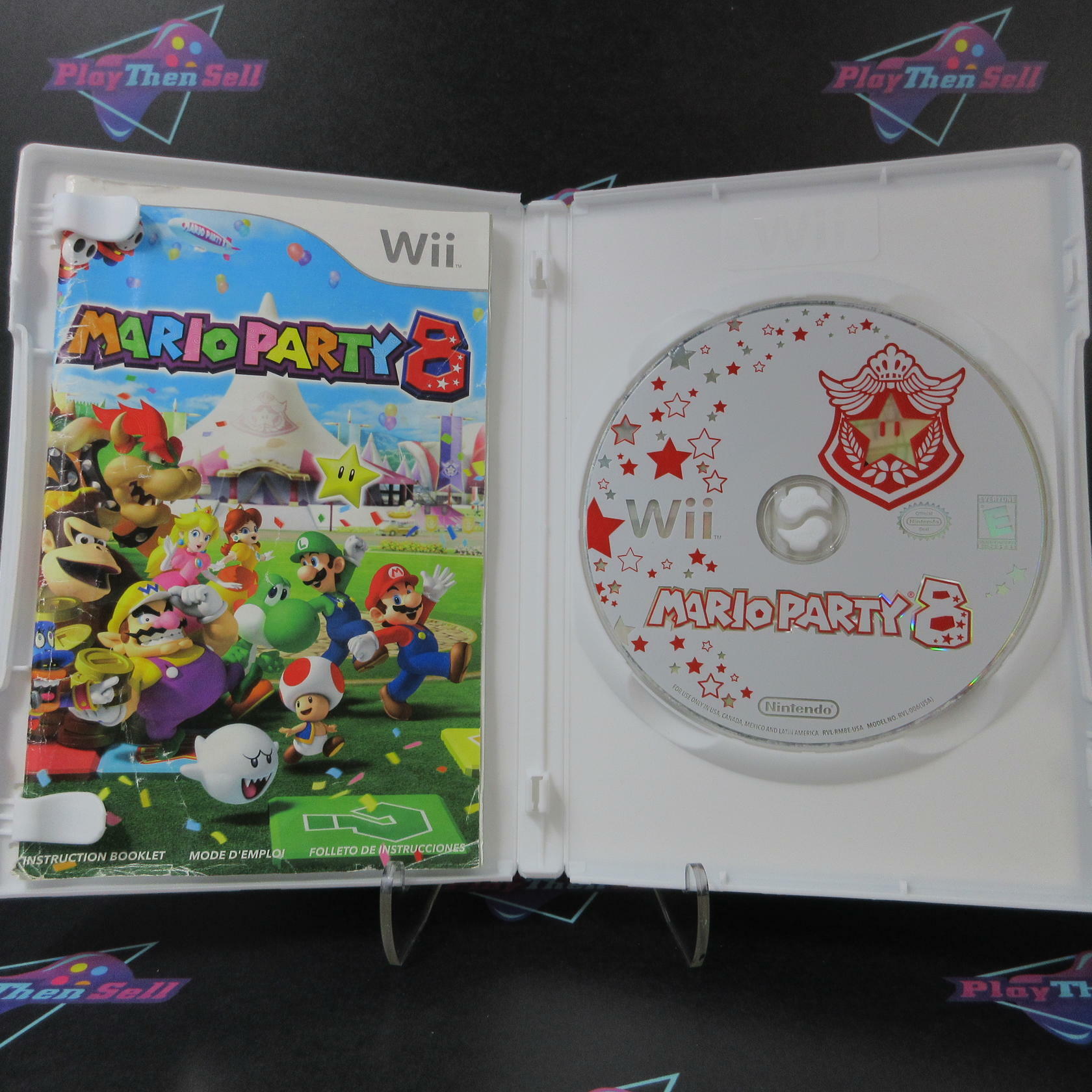 Mario Party 8 Nintendo Wii AD/MD Complete CIB - Very Good