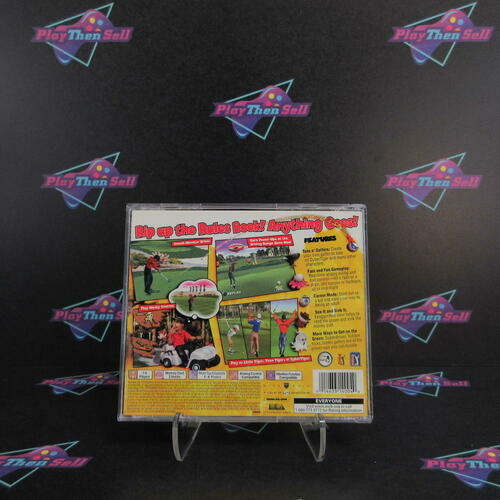 Cyber Tiger Tiger Woods + Reg Card PS1 PlayStation 1 MD Complete CIB - Very Good