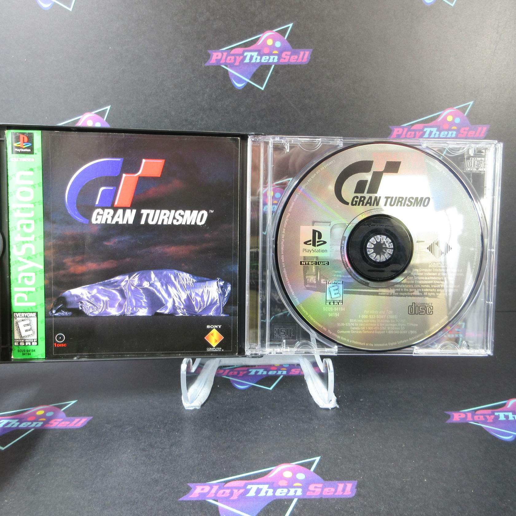Gran Turismo GH PS1 PlayStation 1 No Back Art - Very Good