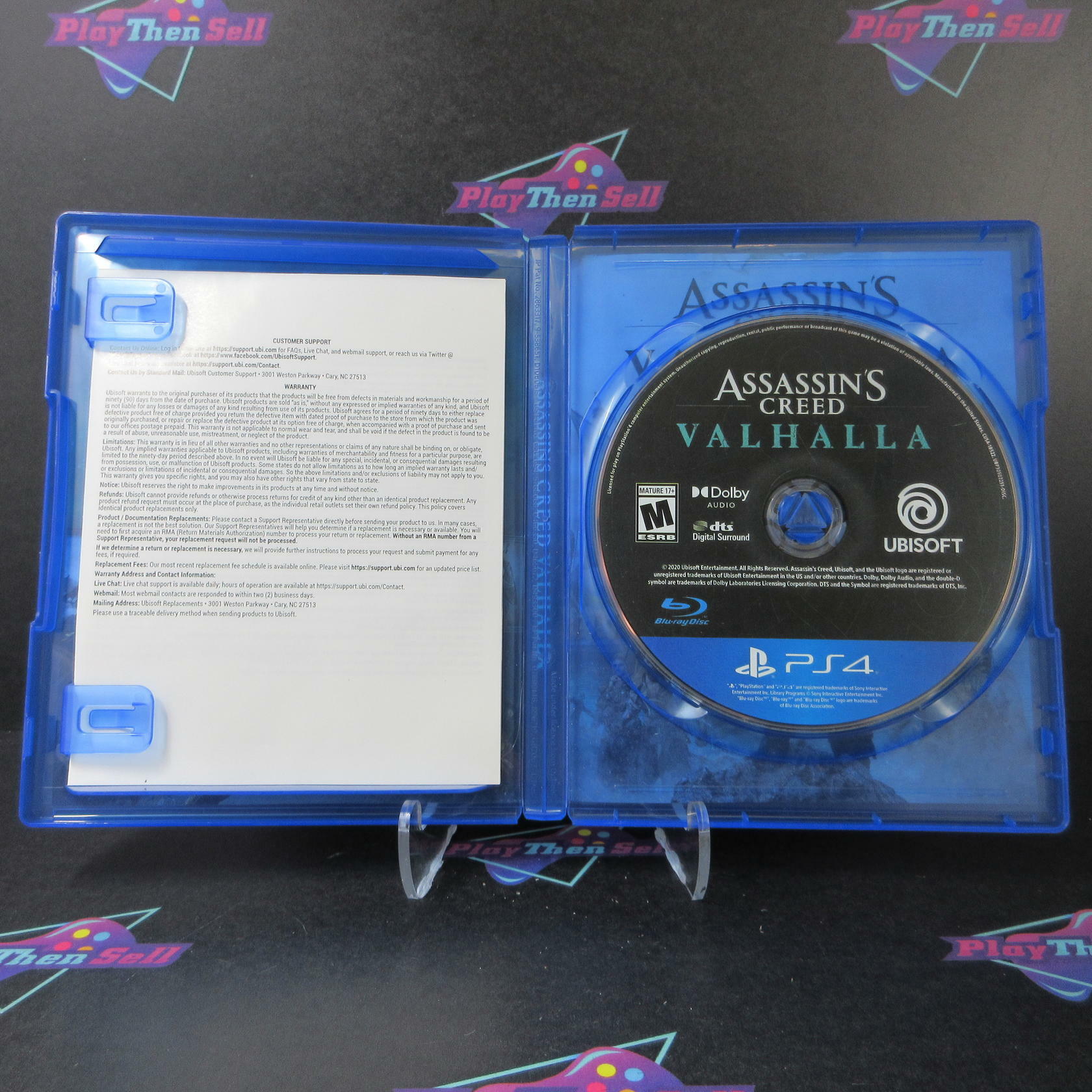 Assassin's Creed Valhalla PS4 PlayStation 4 AD Complete CIB - Very Good