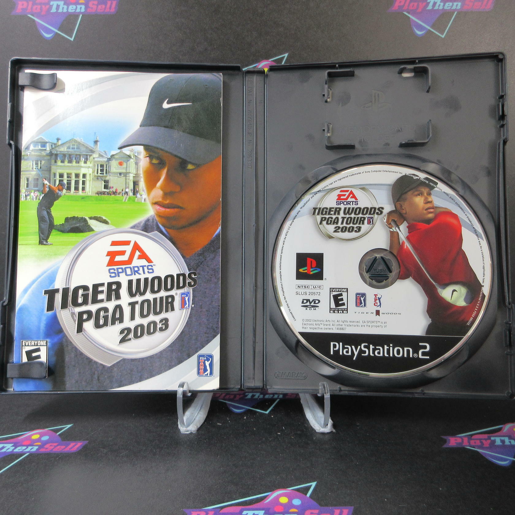 Tiger Woods PGA Tour 2003 PS2 PlayStation 2 AD Complete CIB - Very Good