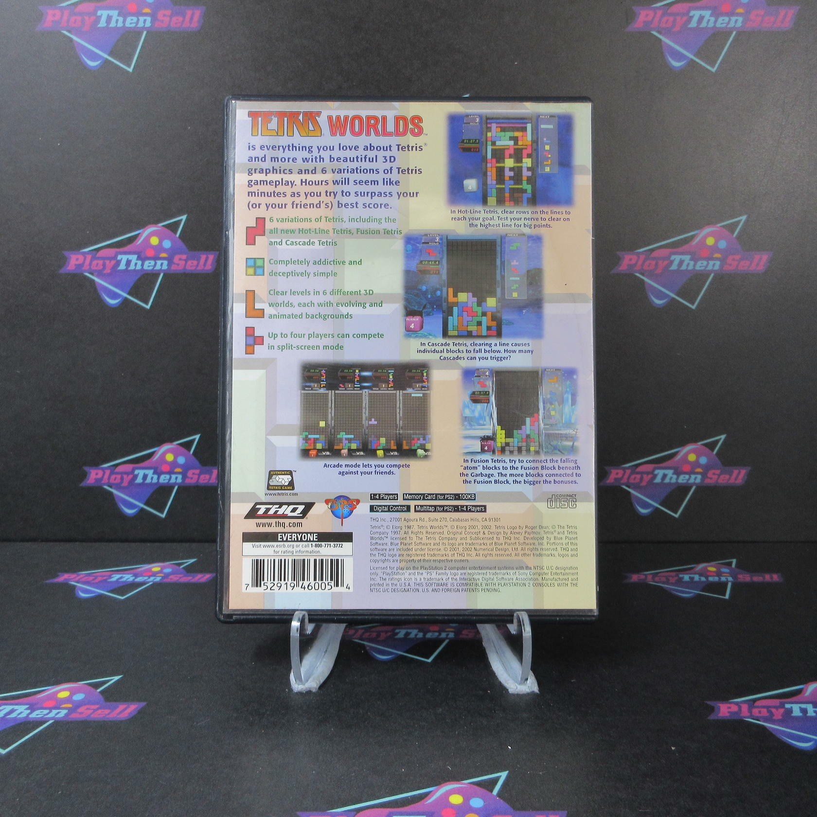 Tetris Worlds PS2 PlayStation 2 - Very Good