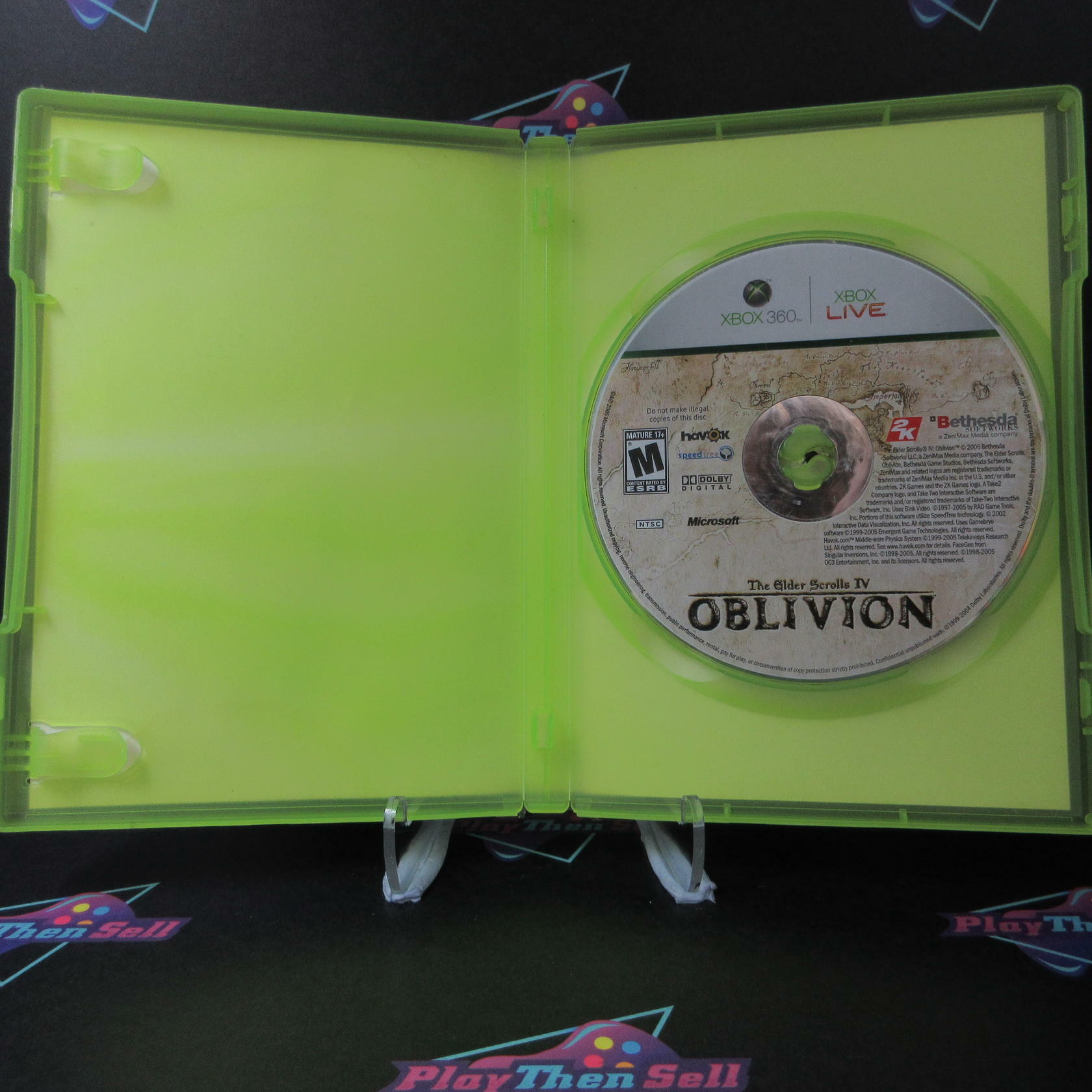 Elder Scrolls IV Oblivion Xbox 360 AD/NM/DD - Very Good
