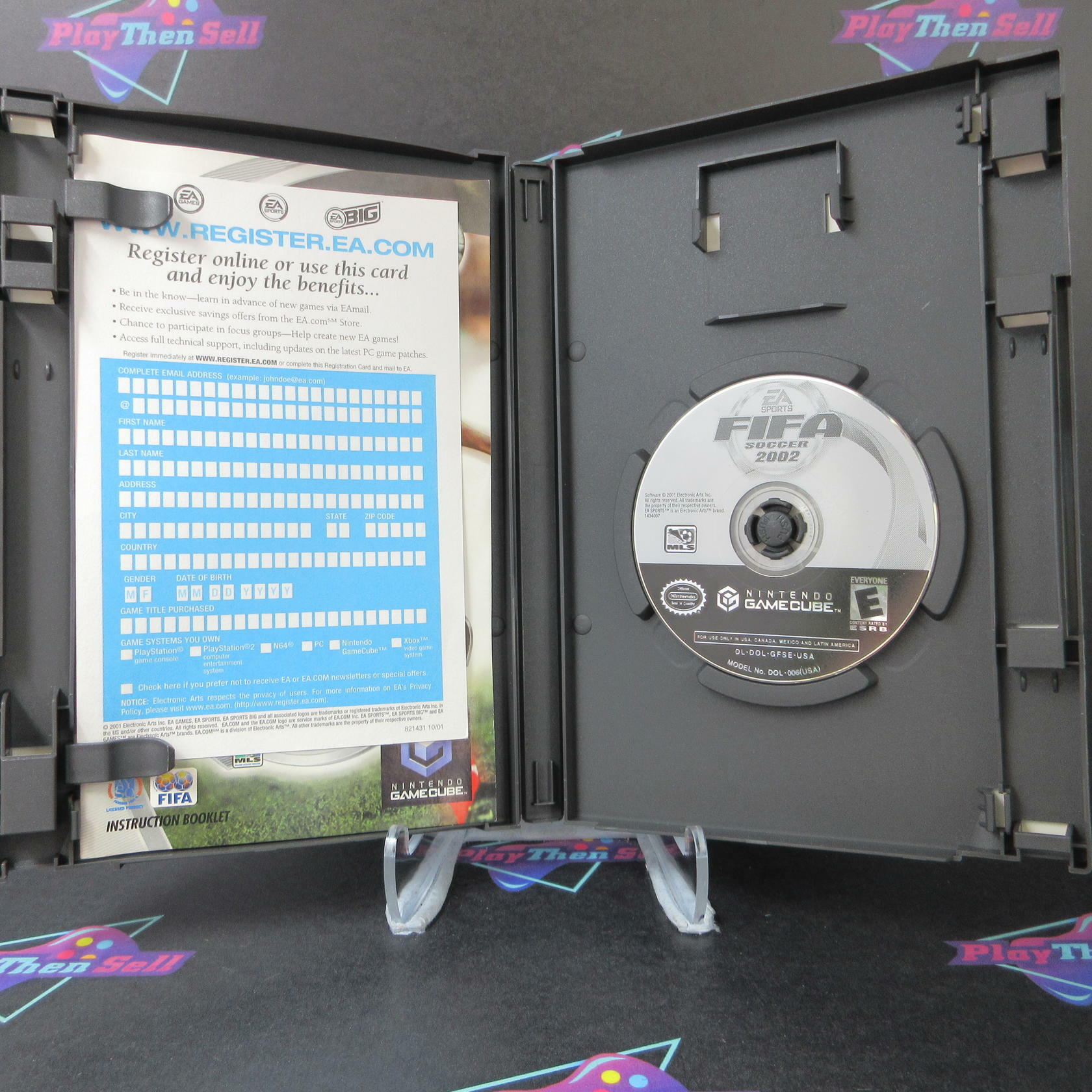 FIFA 2002 Nintendo Gamecube + Reg Card - Like New