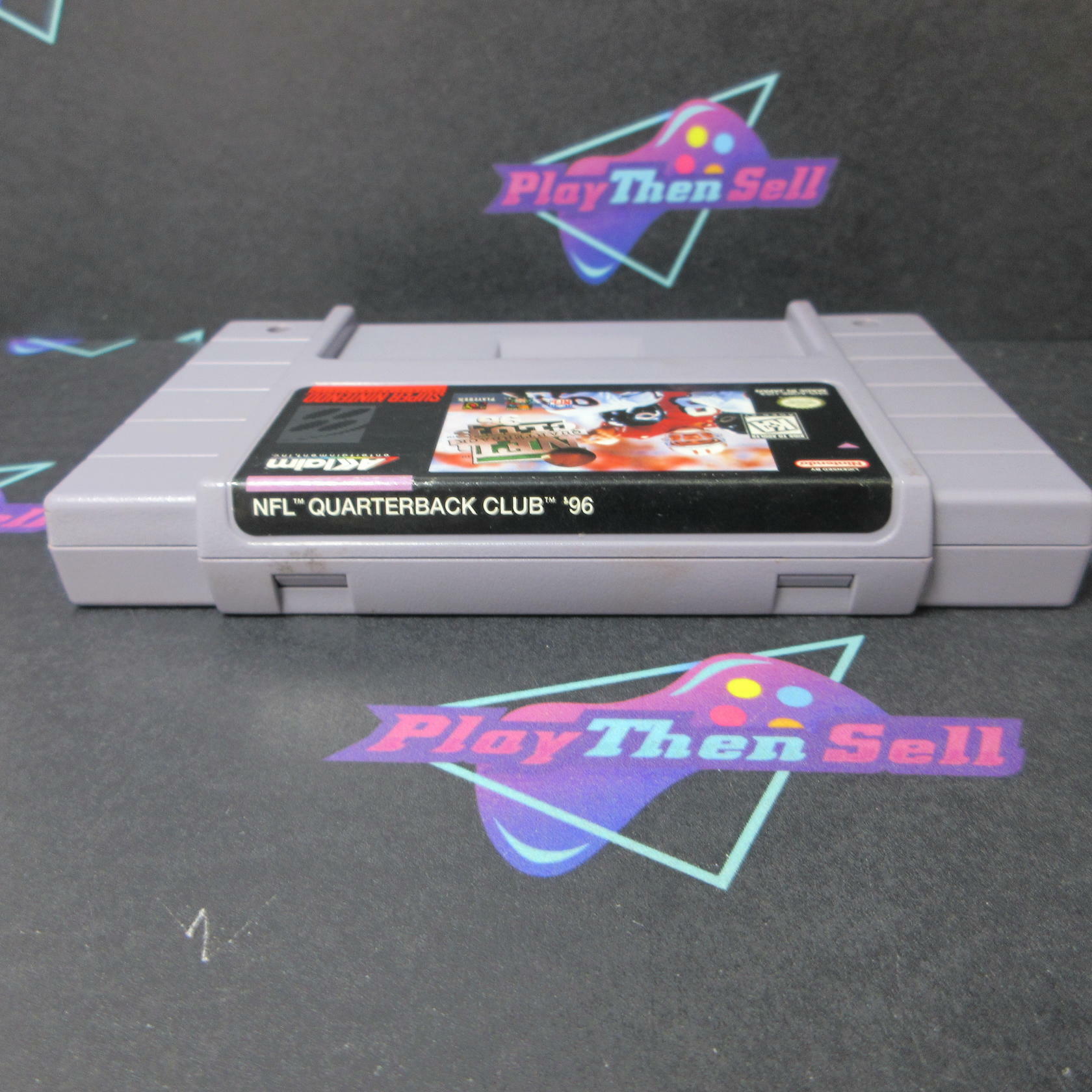 NFL Quarterback Club 96 Nintendo SNES Cartridge Only Authentic/Tested - Very Good