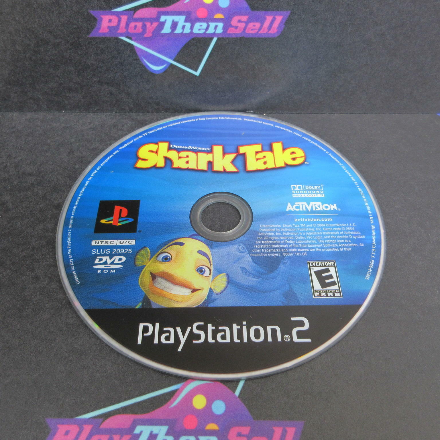 Shark Tale PS2 PlayStation 2 AD/NM - Very Good