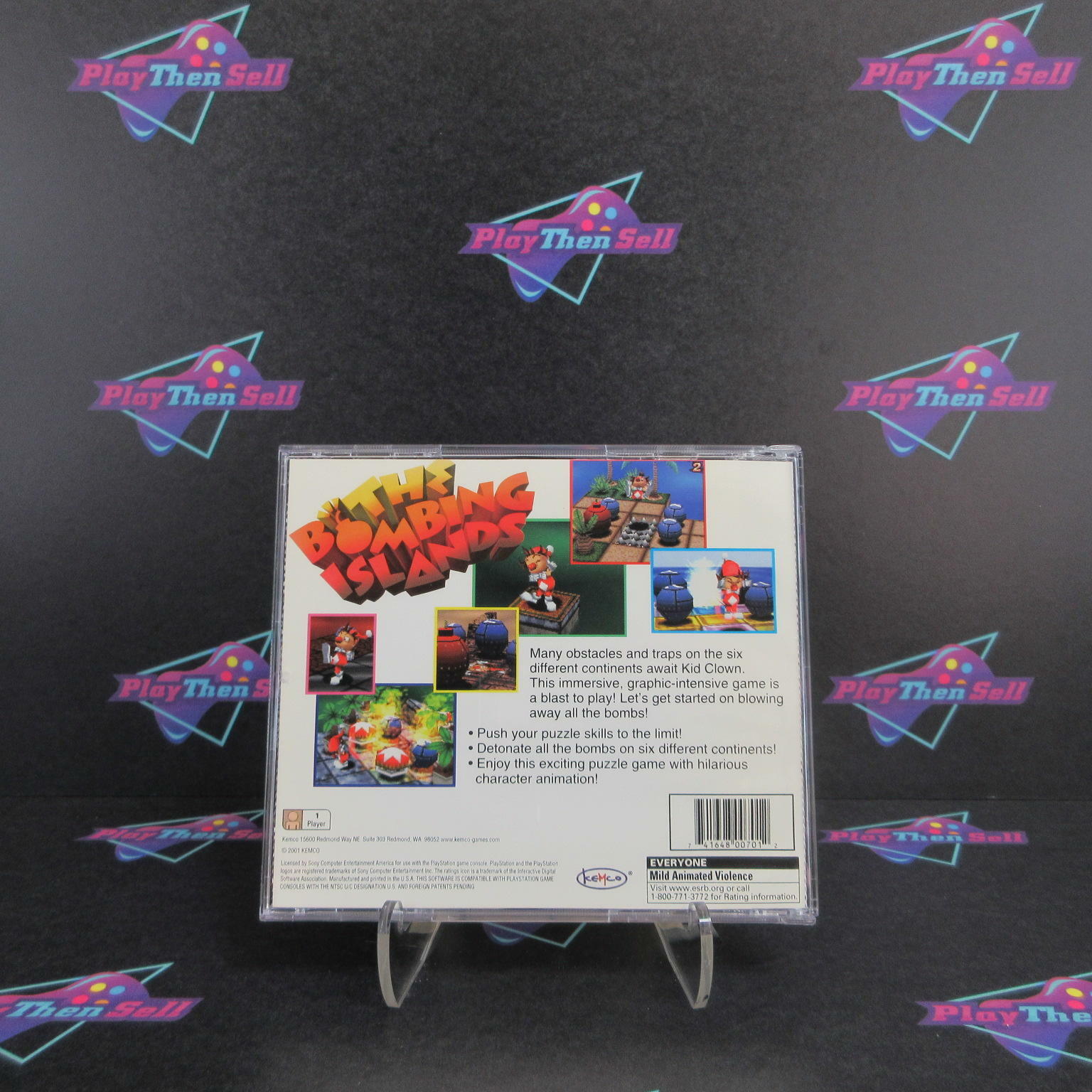The Bombing Islands PS1 PlayStation 1 AD/NM - Very Good