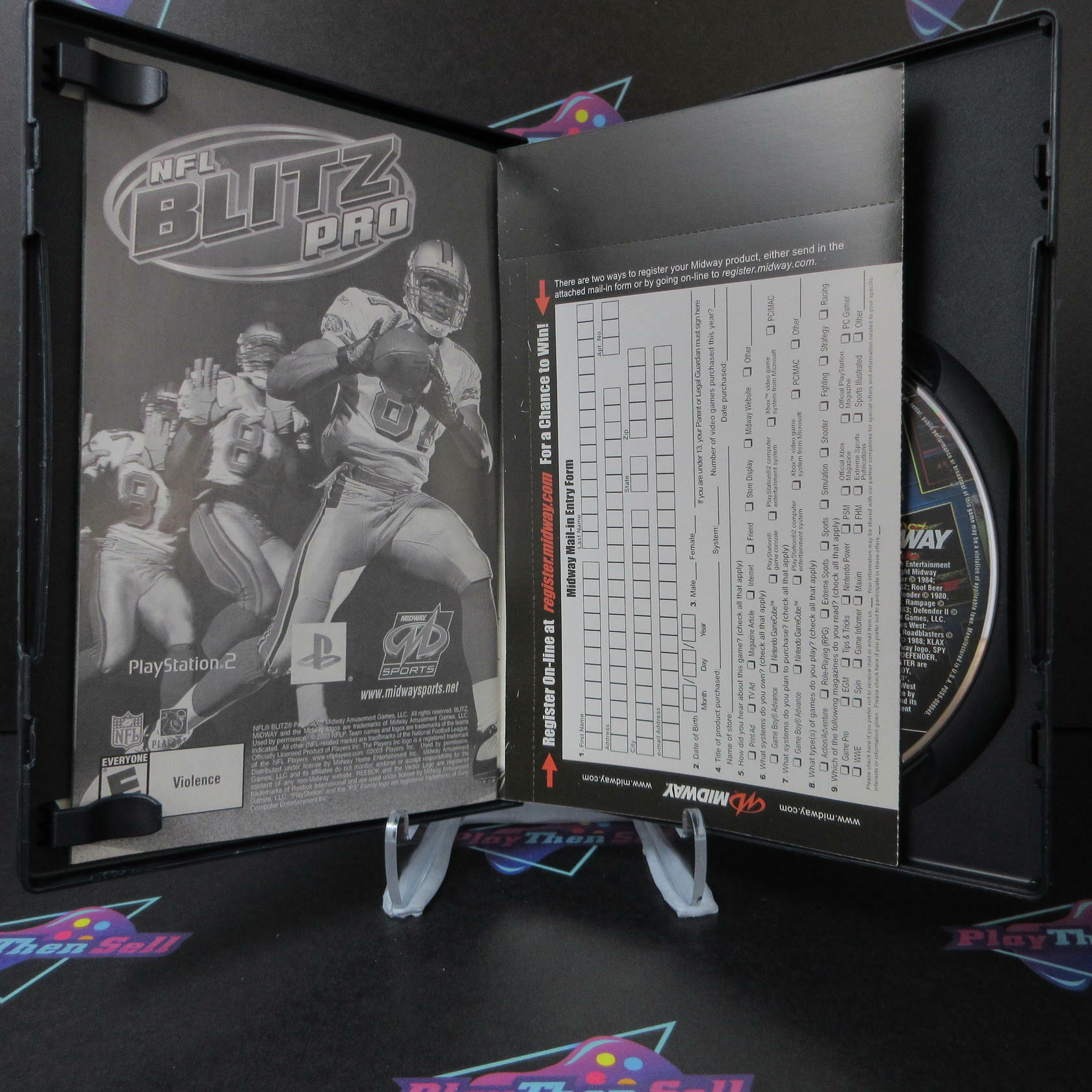 Midway Arcade Treasures + Reg Card PS2 PlayStation 2 AD Complete CIB - Very Good