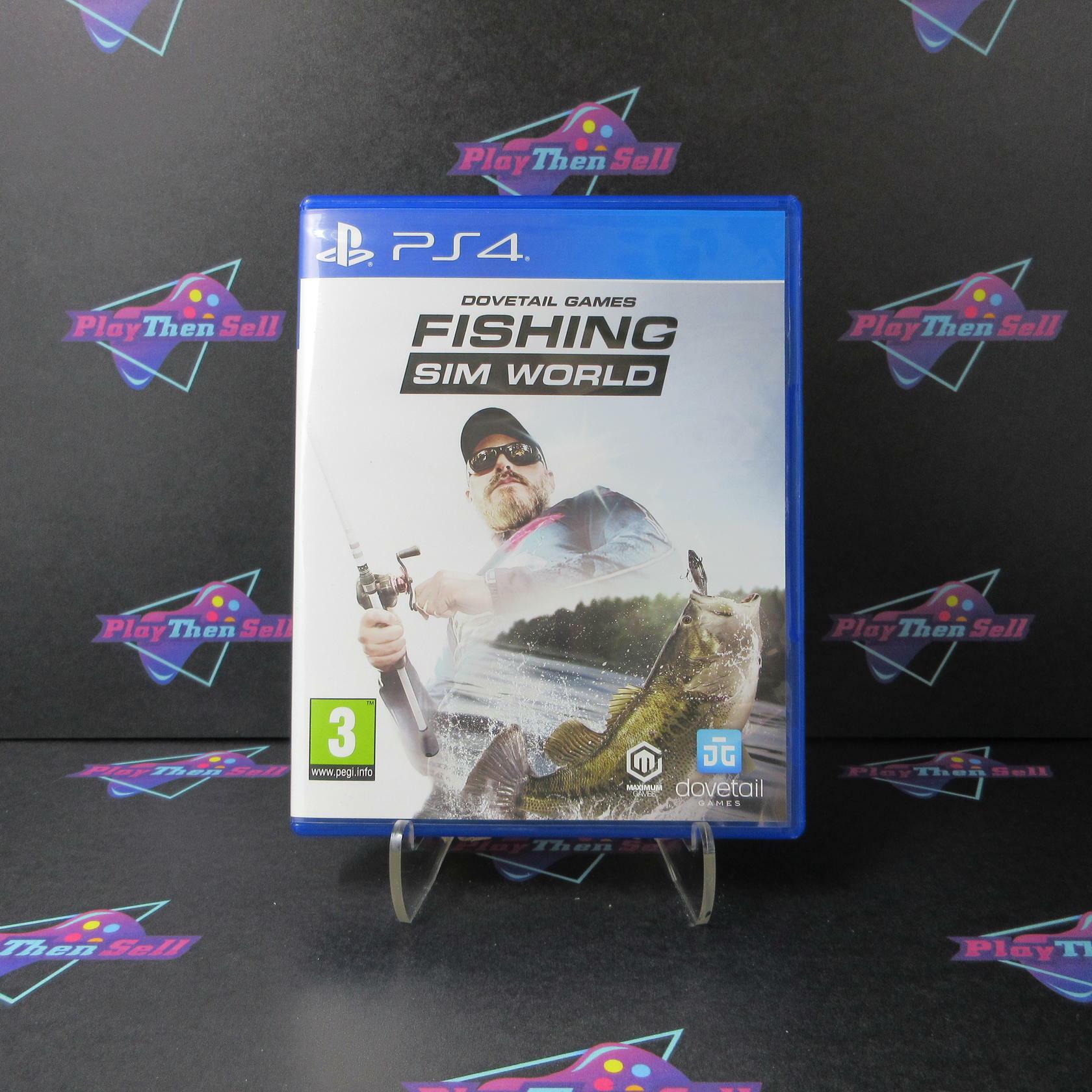 Fishing Sim World PS4 PlayStation 4 - PEGI - Like New