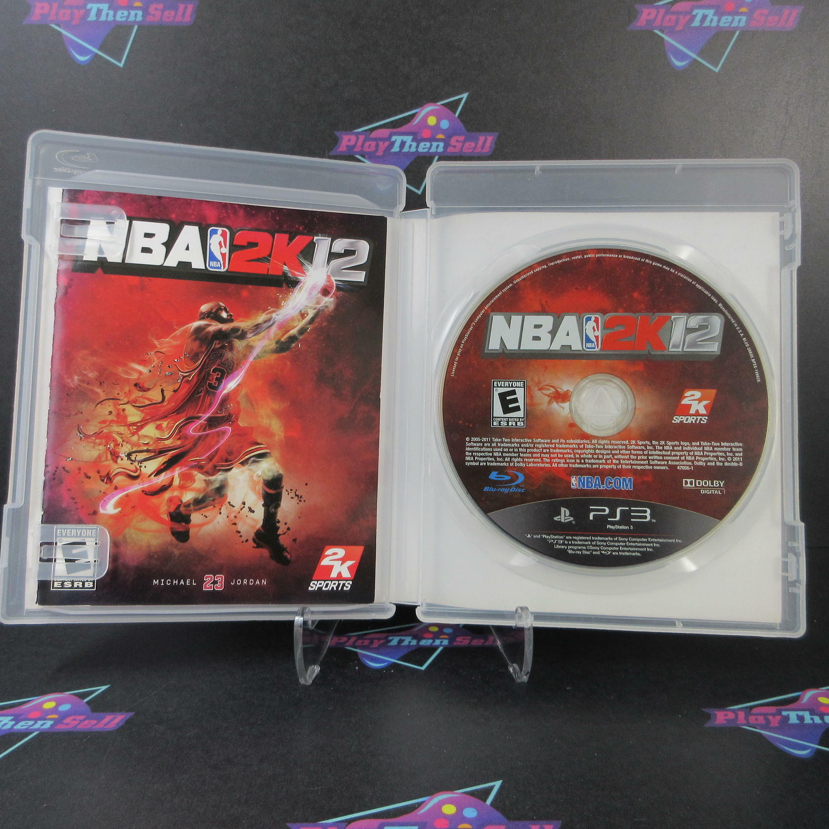 NBA 2K12 Michael Jordan PS3 PlayStation 3 AD Complete CIB - Very Good
