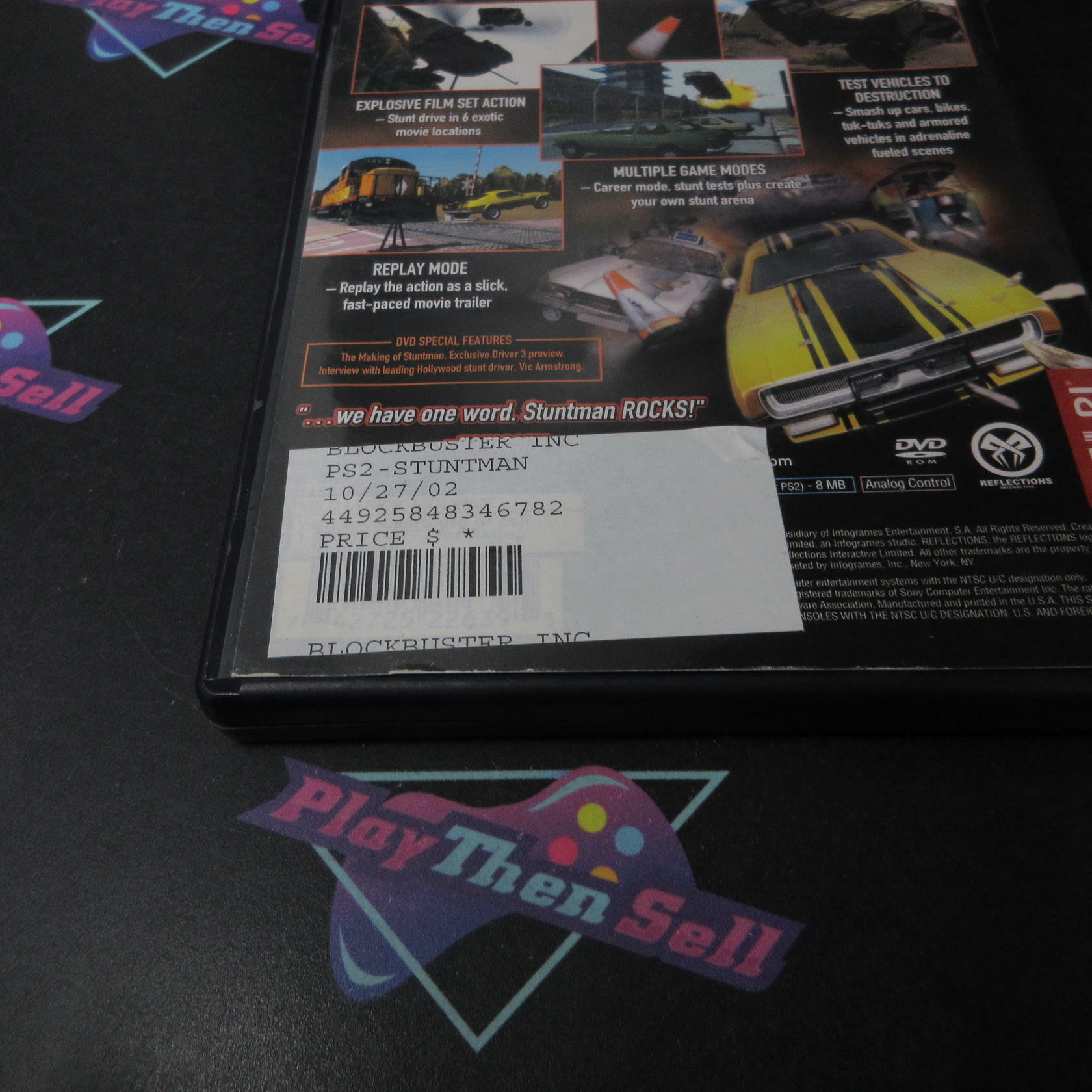 Stuntman PS2 PlayStation 2 AD/NM - Very Good