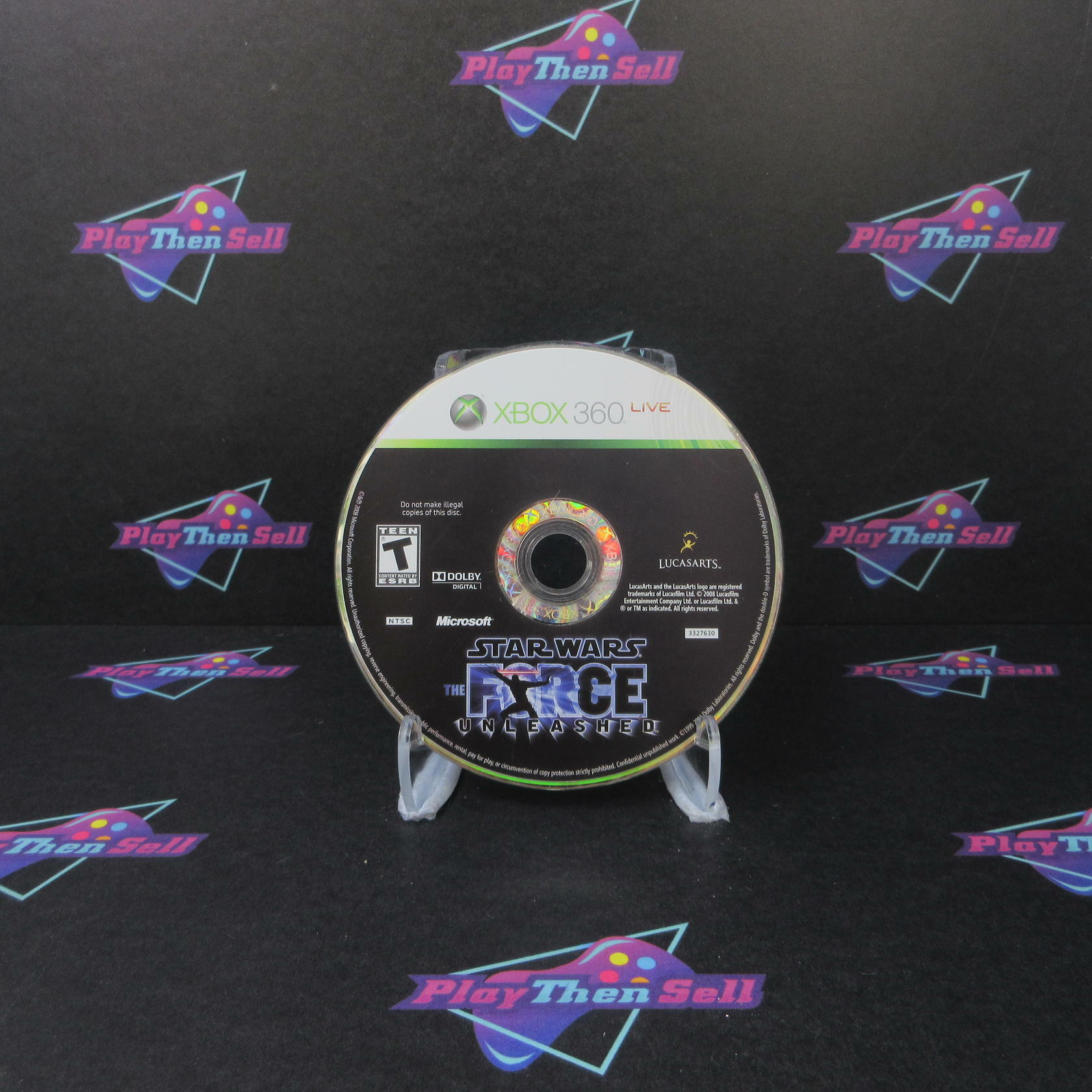 Star Wars the Force Unleashed Xbox 360 Disc Only - Very Good