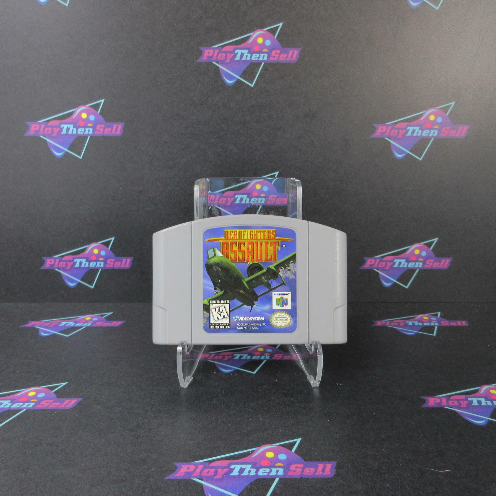 Aerofighters Assault Nintendo 64 N64 Cartridge Only Authentic / Tested - Very Good