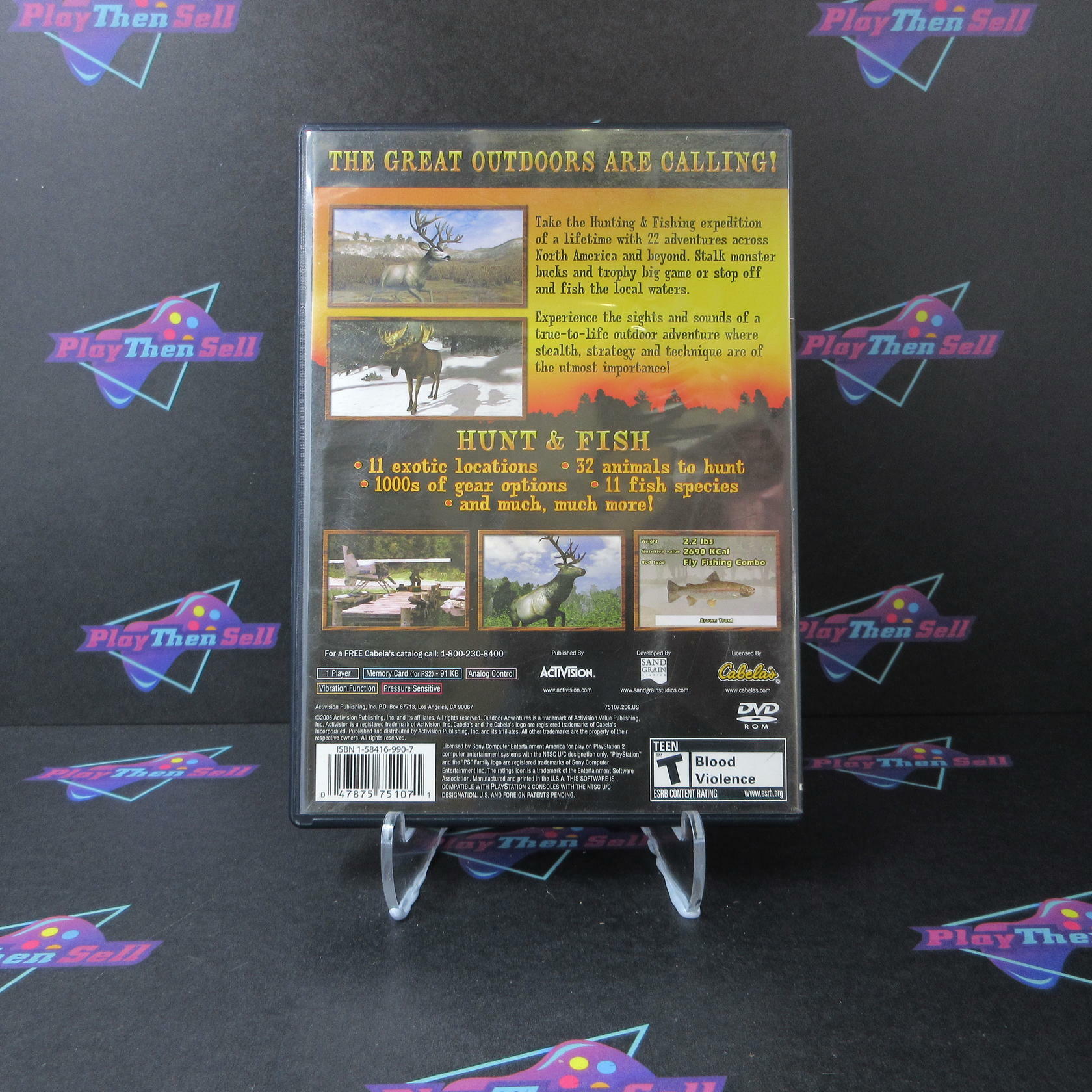 Cabela's Outdoor Adventure 2006 PS2 PlayStation 2 AD/NM - Very Good