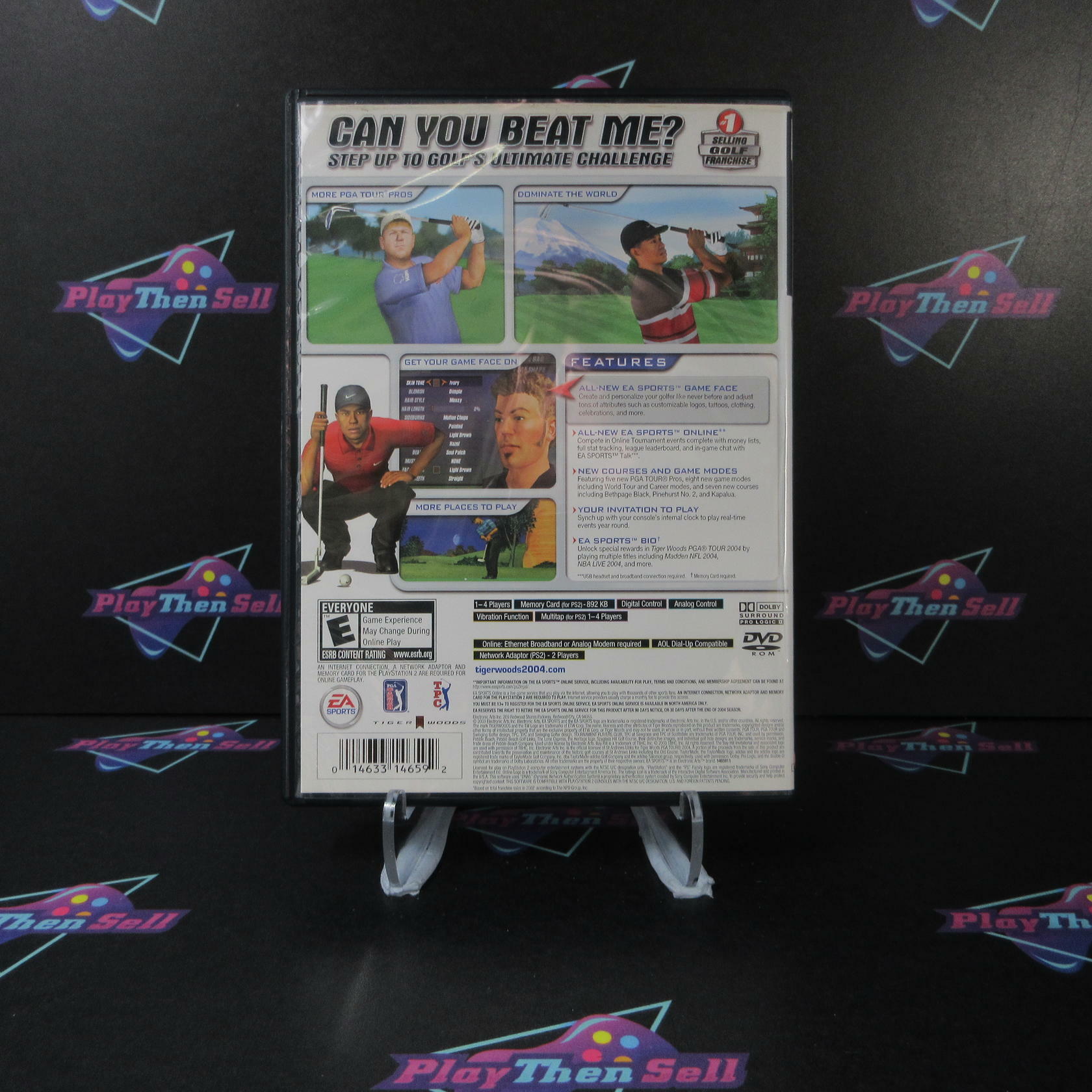 Tiger Woods PGA Tour 2004 PlayStation 2 AD Complete CIB - Very Good