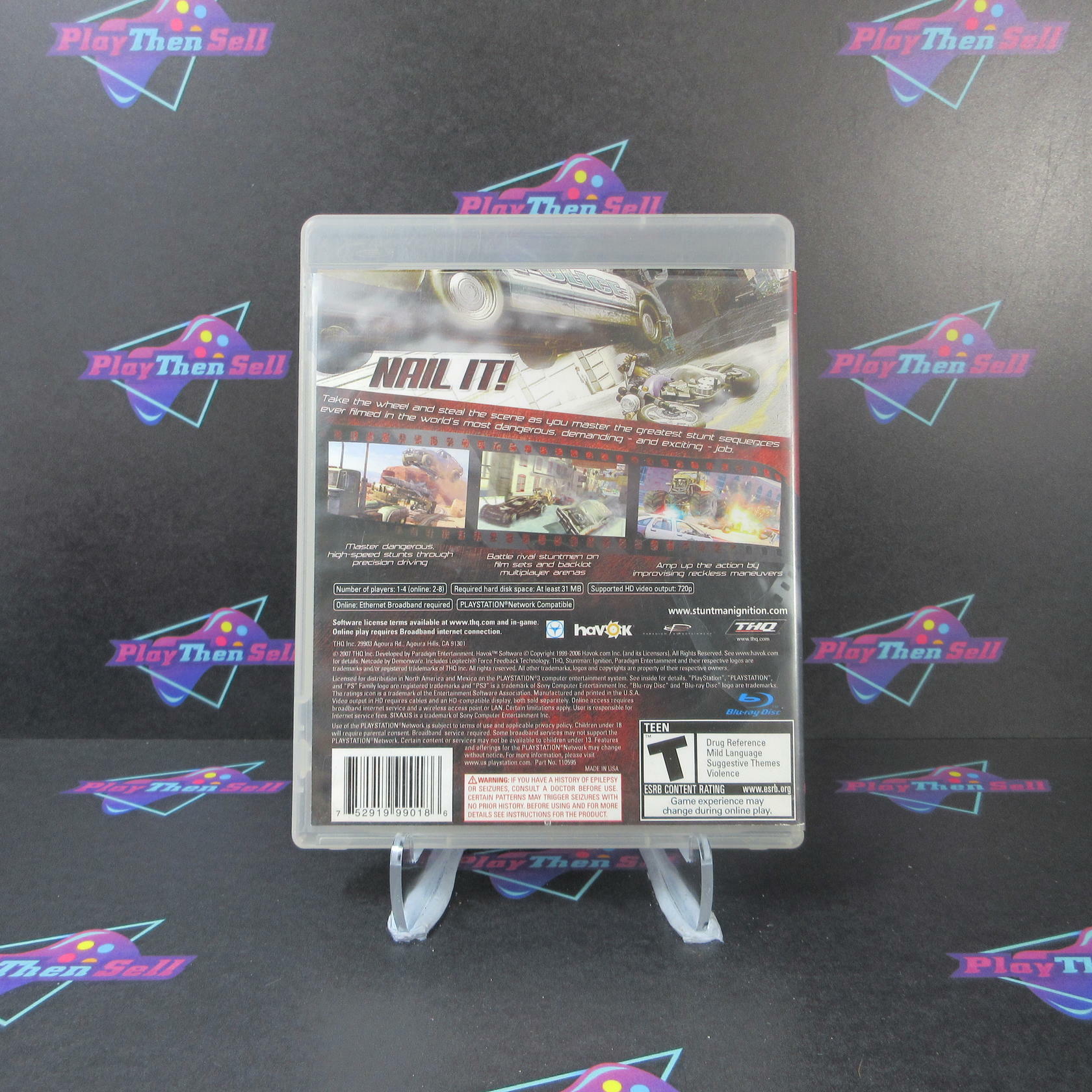 Stuntman Ignition PS3 PlayStation 3 AD/NM - Very Good
