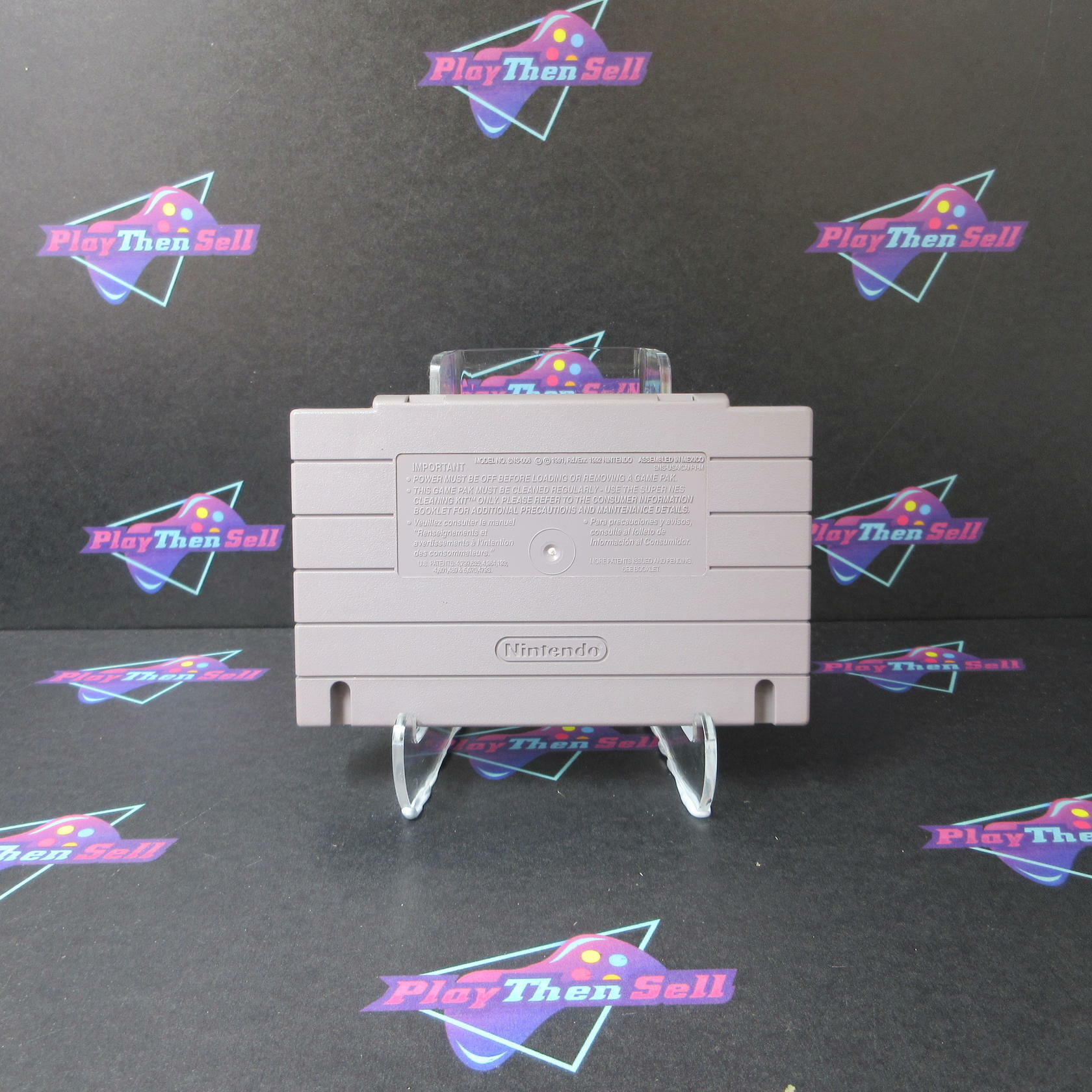 Top Gear Super Nintendo AD SNES Cartridge Only Authentic / Tested - Very Good