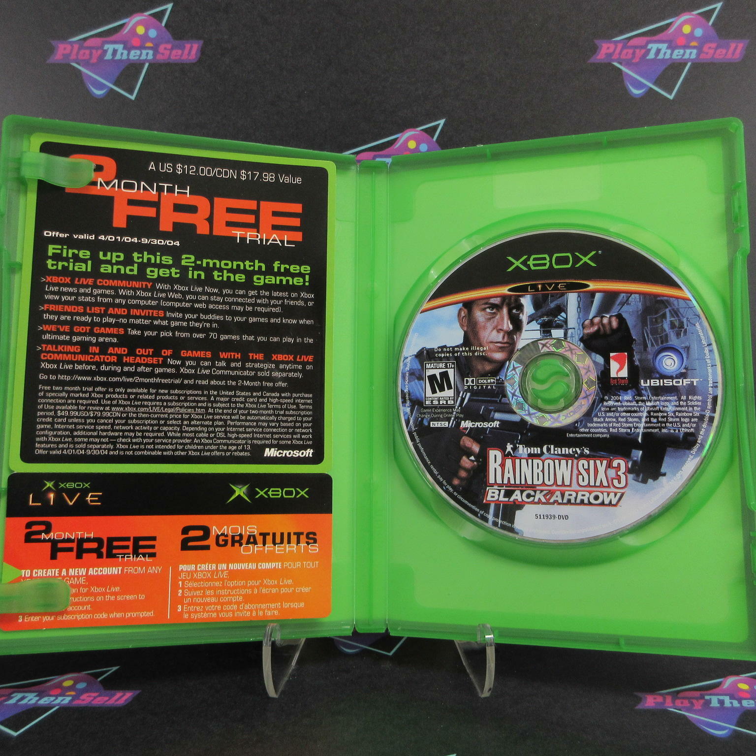 Rainbow Six 3 Black Arrow Xbox - Very Good