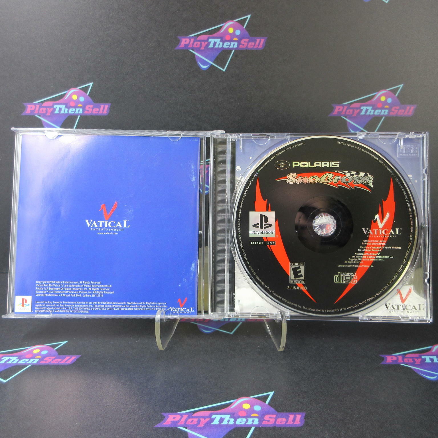 Polaris SnoCross PS1 PlayStation 1 + Reg Card - Like New