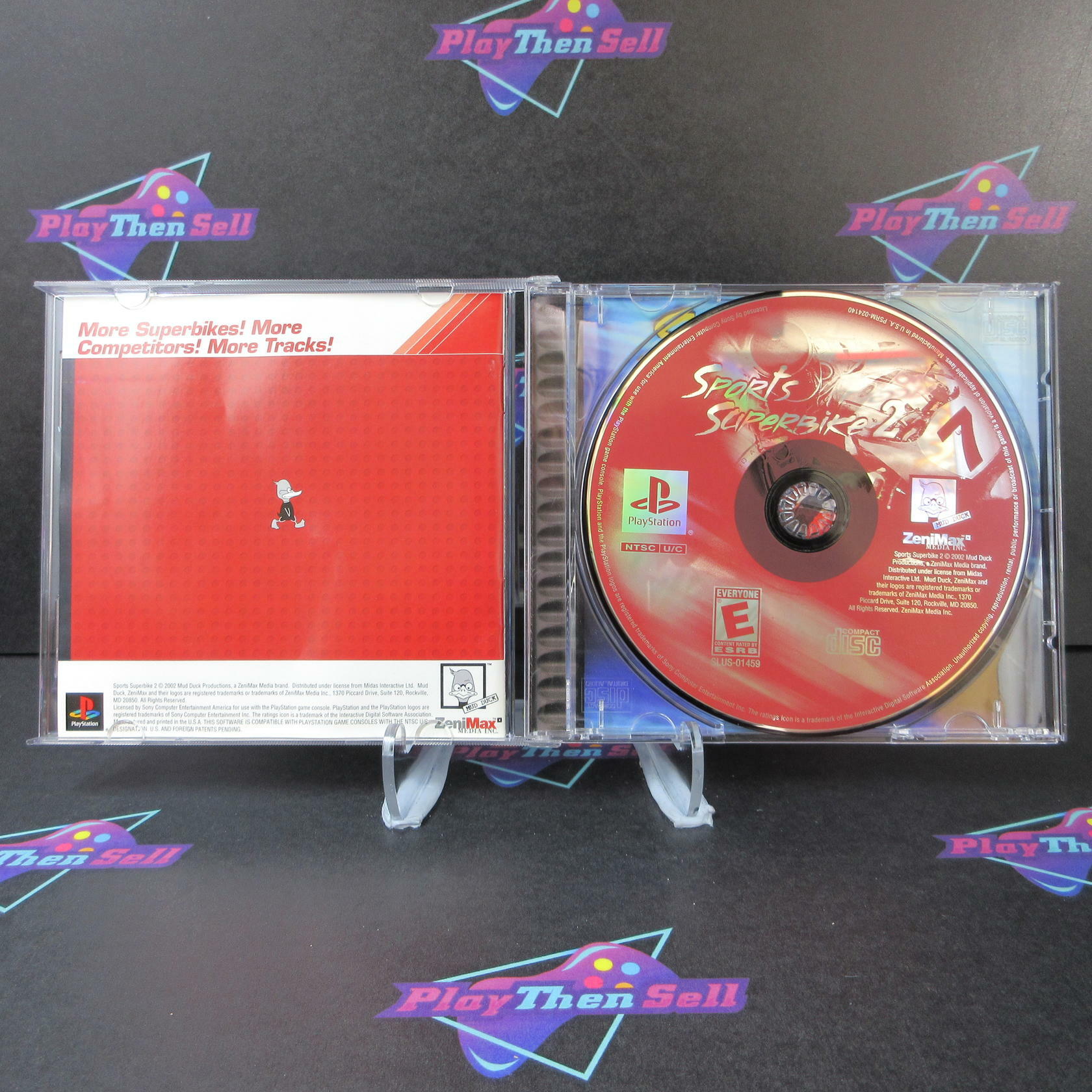 Sports Superbike 2 + Reg Card PS1 PlayStation 1 MD Complete CIB - Very Good
