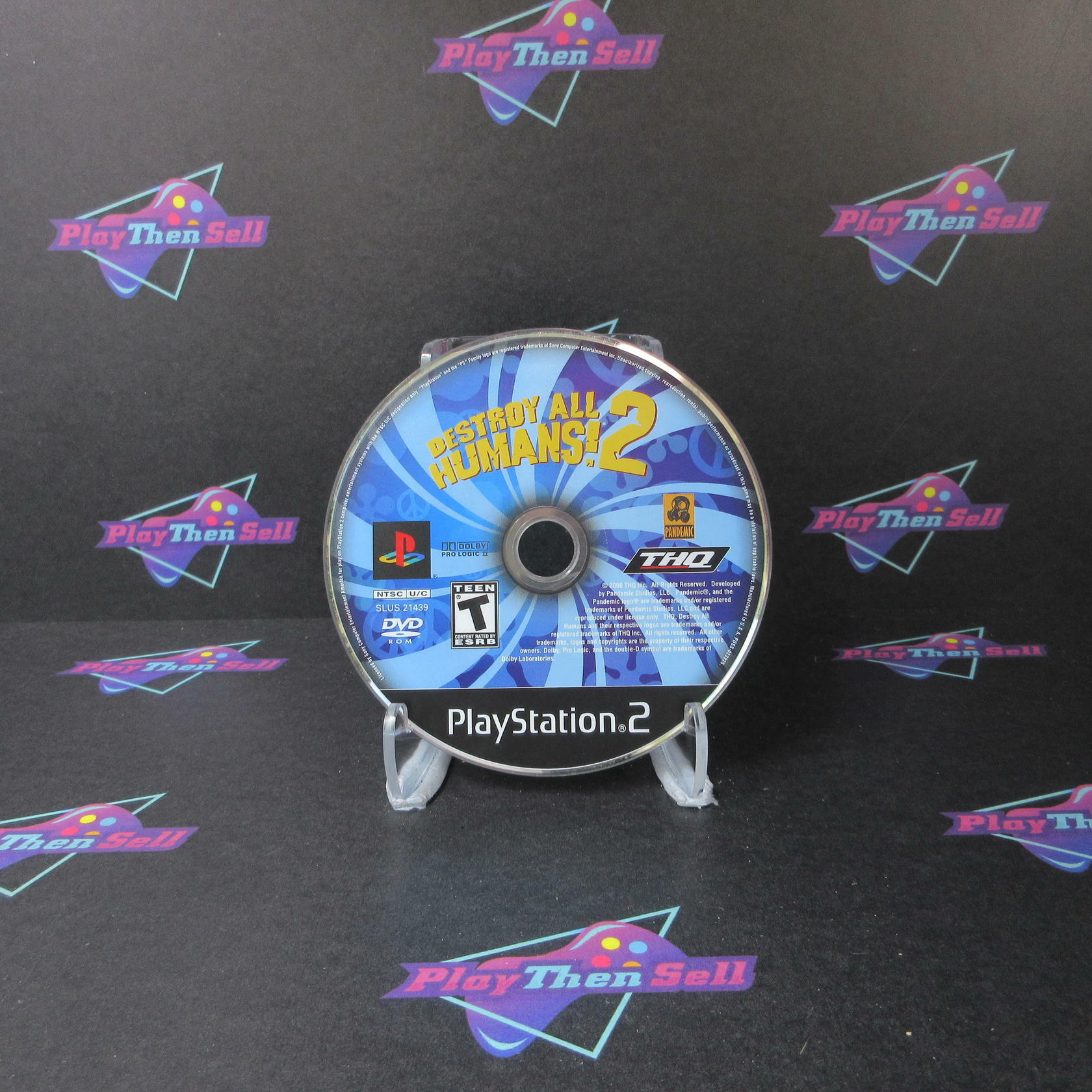 Destroy All Humans 2 PS2 PlayStation 2 Disc Only - Very Good