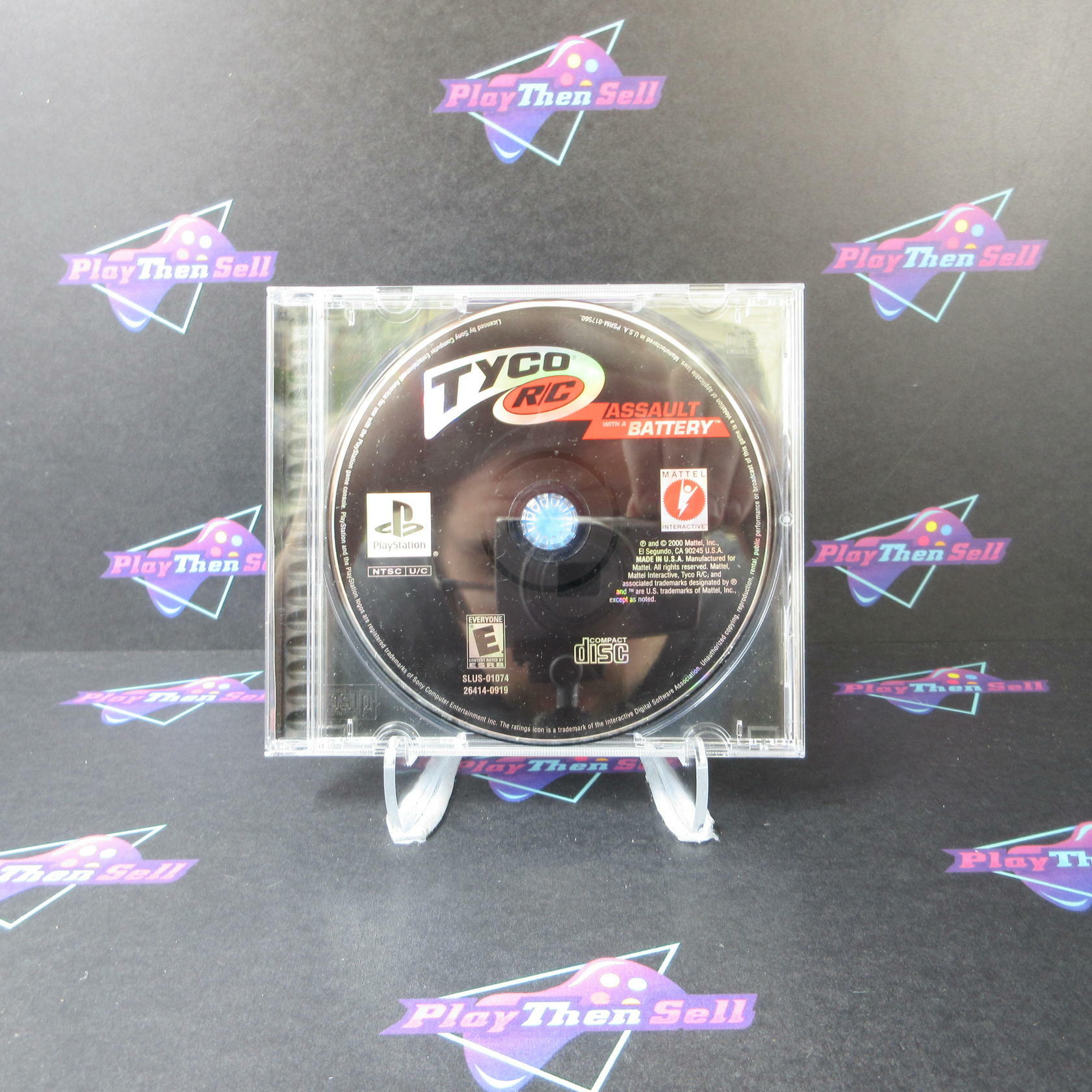 Tyco R/C Assault With A Battery PS1 PlayStation 1 NM/AD - Very Good