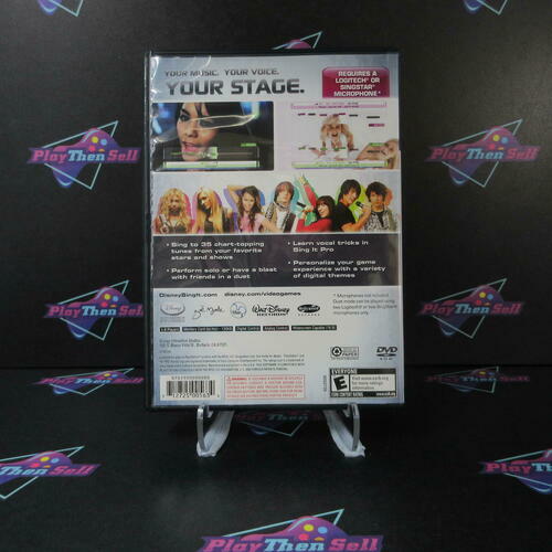 Disney Sing It PS2 PlayStation 2 - Like New