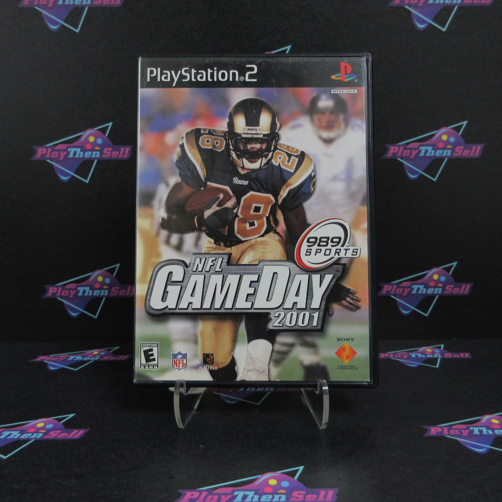 NFL Gameday 2001 PS2 PlayStation 2 AD + Reg Card Complete - Very Good