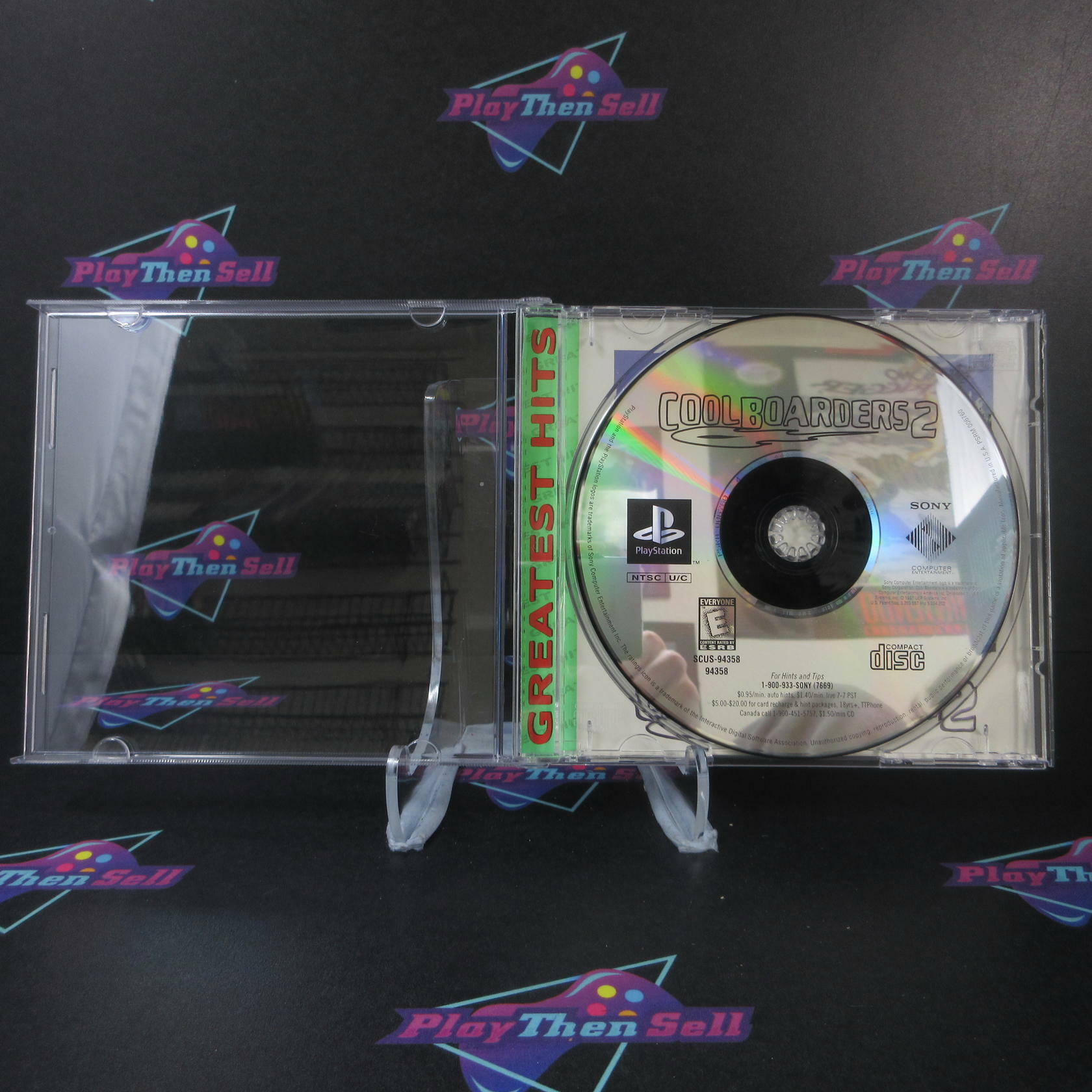Cool Boarders 2 GH PS1 PlayStation 1 AD/NM - Very Good