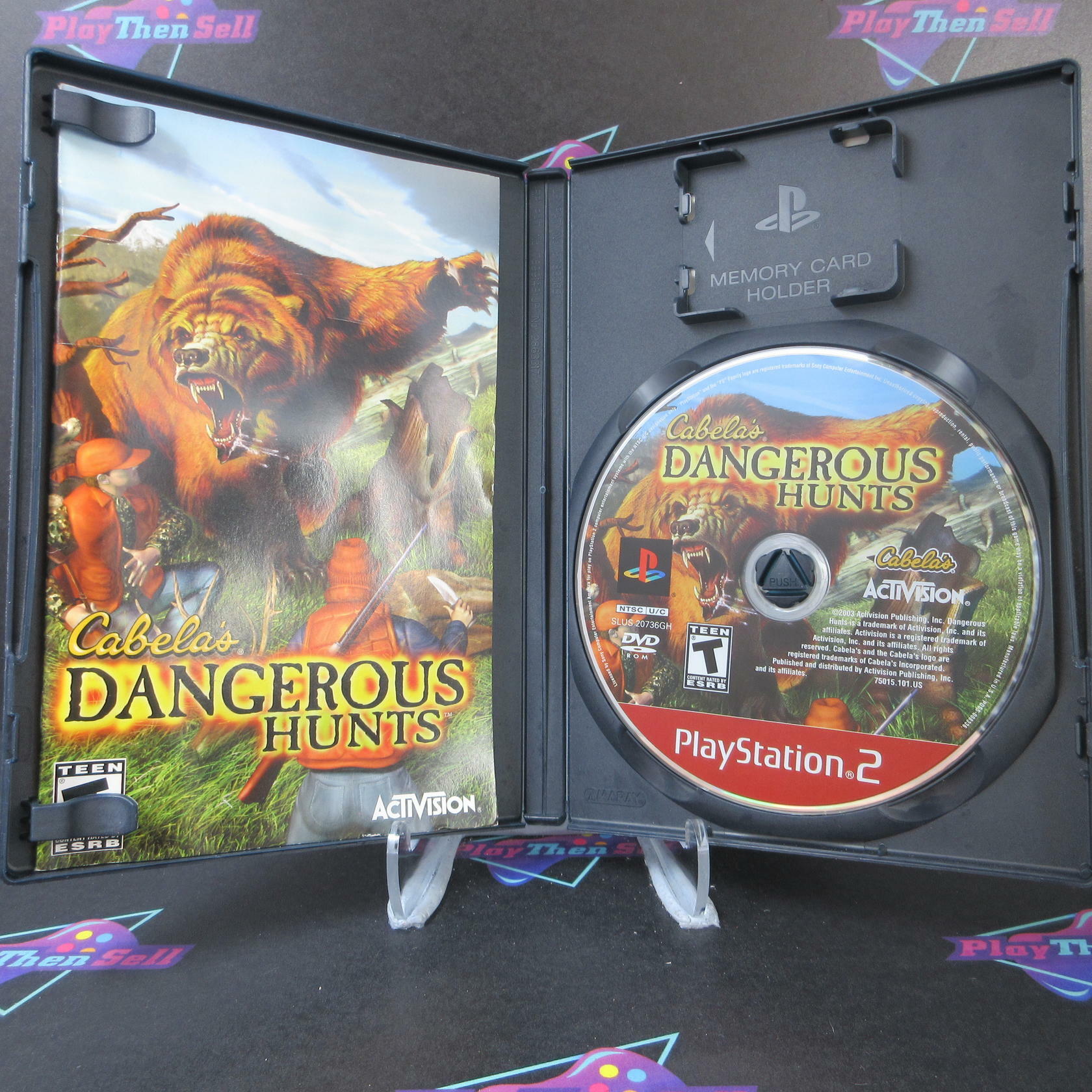 Cabela's Dangerous Hunts GH +Reg Card PS2 PlayStation 2 AD Complete CIB - Very Good