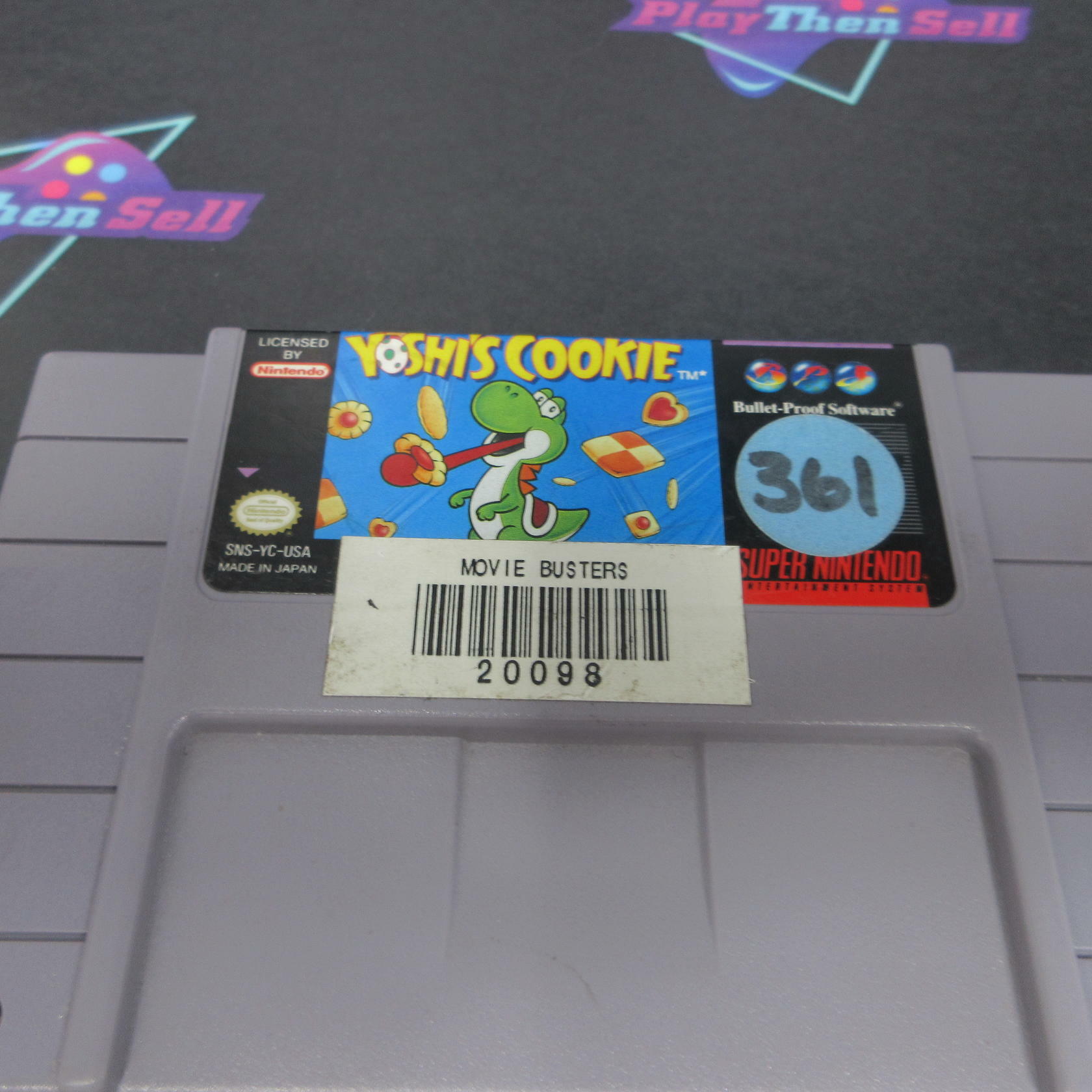 Yoshi's Cookie Super Nintendo SNES Cartridge Only AD Authentic / Tested - Very Good